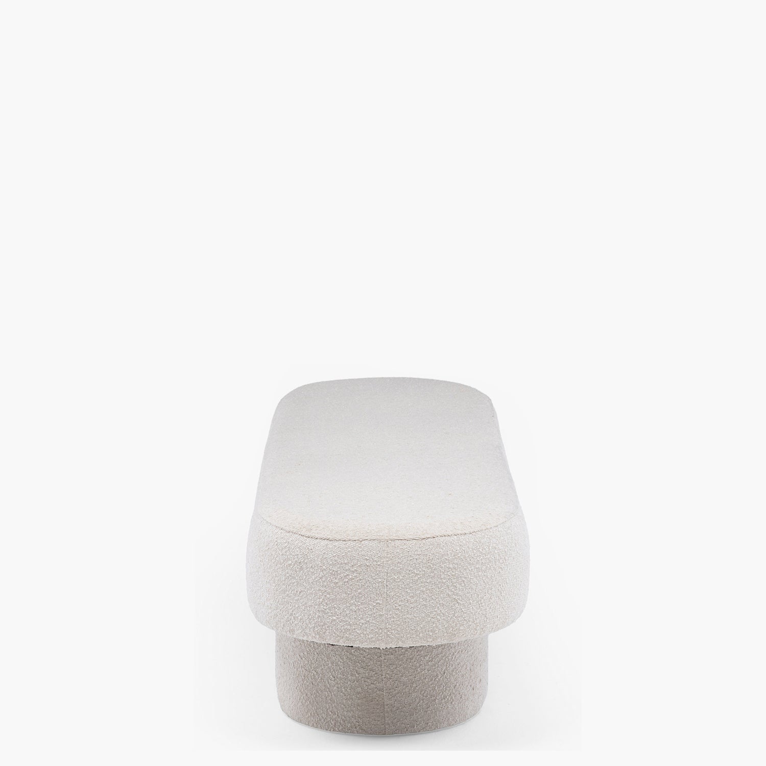 Banqueta Tapizada Benji Crema