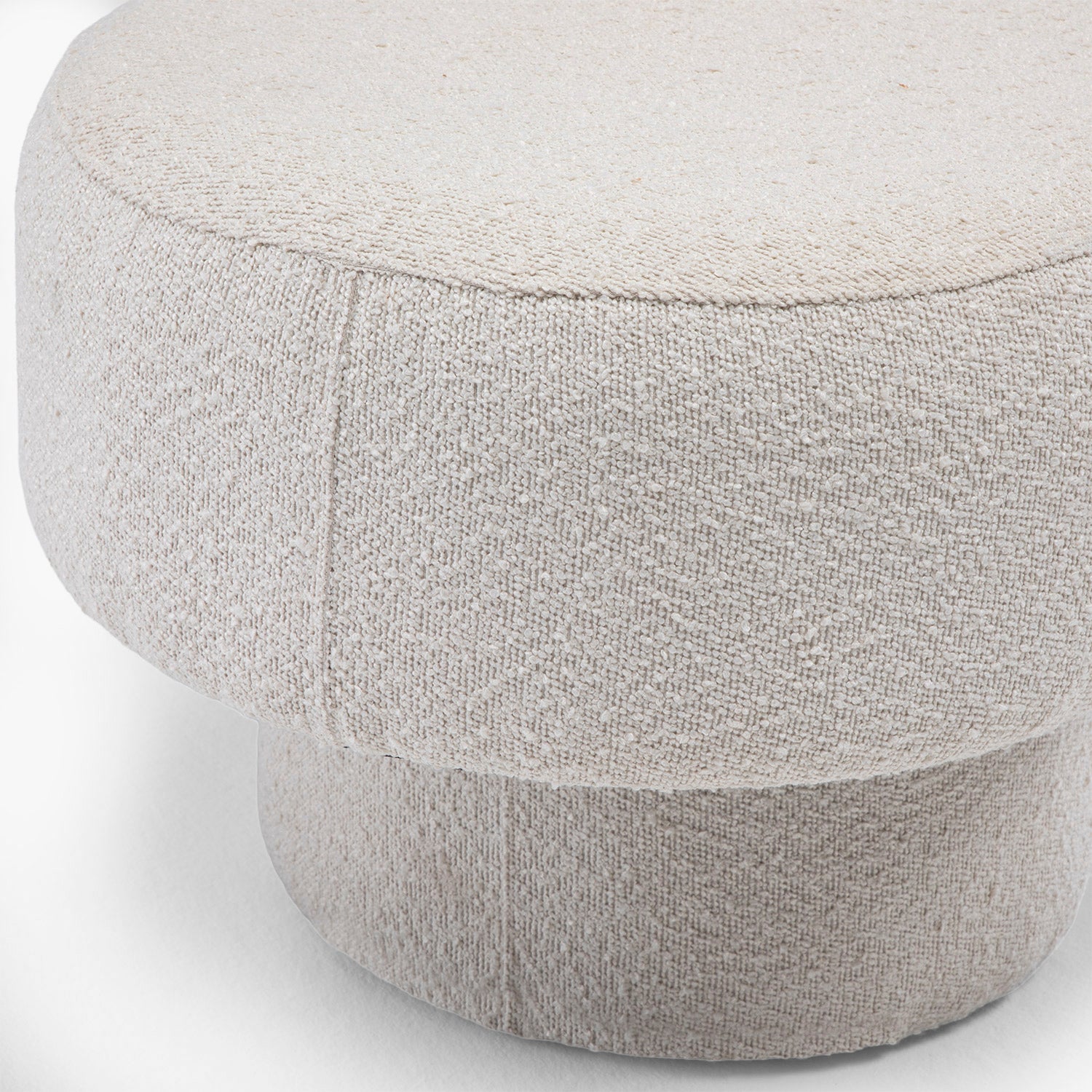 Banqueta Tapizada Benji Crema