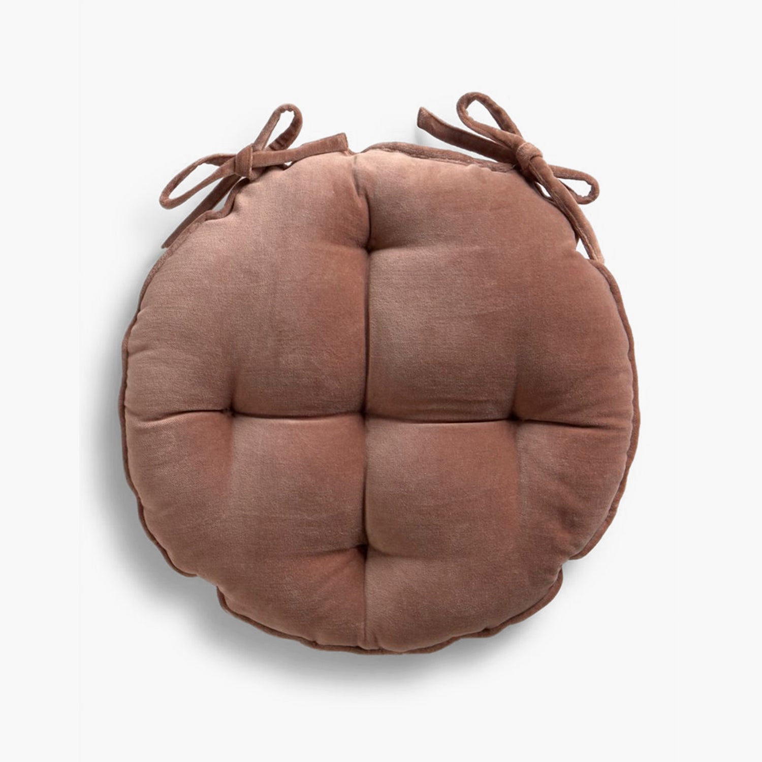 Cojín de Silla Velur Diam 40 Café