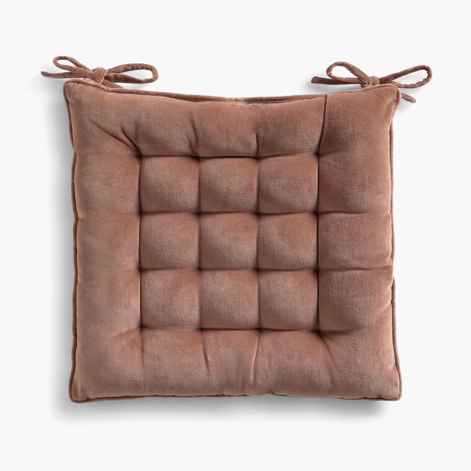 Cojín Velur 40x40 Café