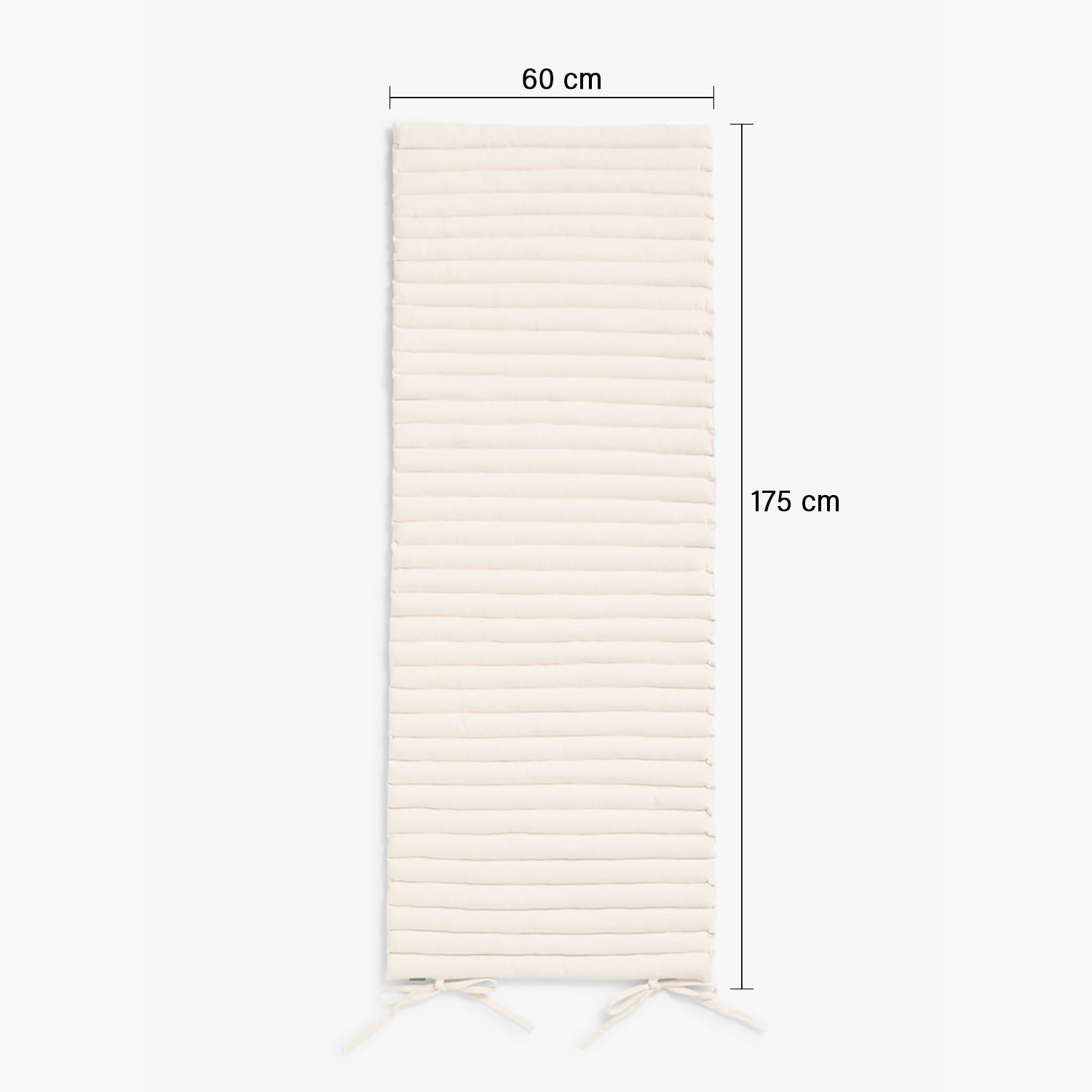 Cojín de Reposera Gavema Beige 60x175x2