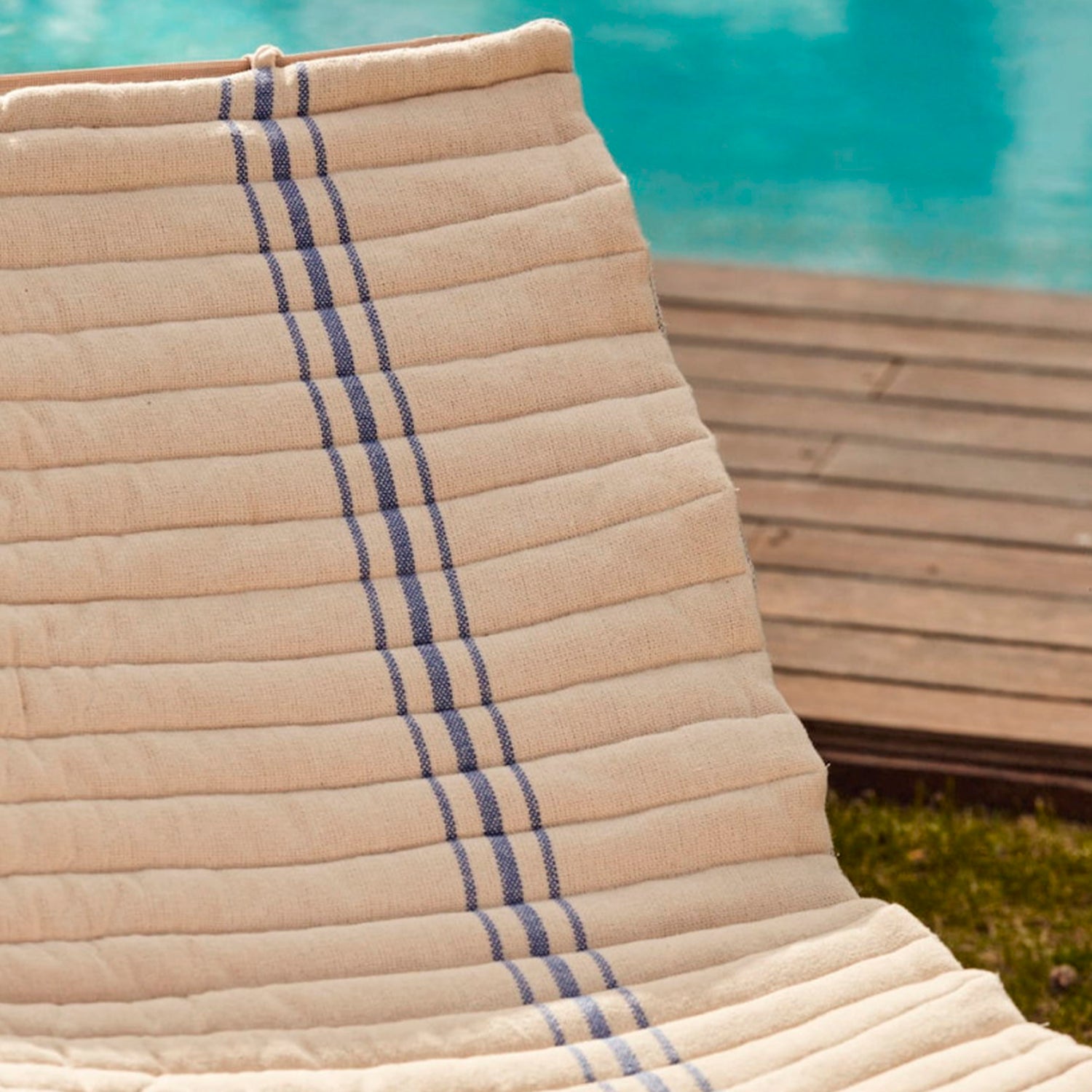 Cojín de Reposera Bari Azul 60x175x2