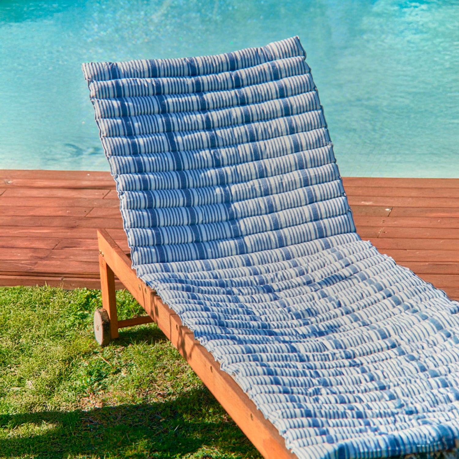 Cojín de Reposera Haití Azul 60x175x2