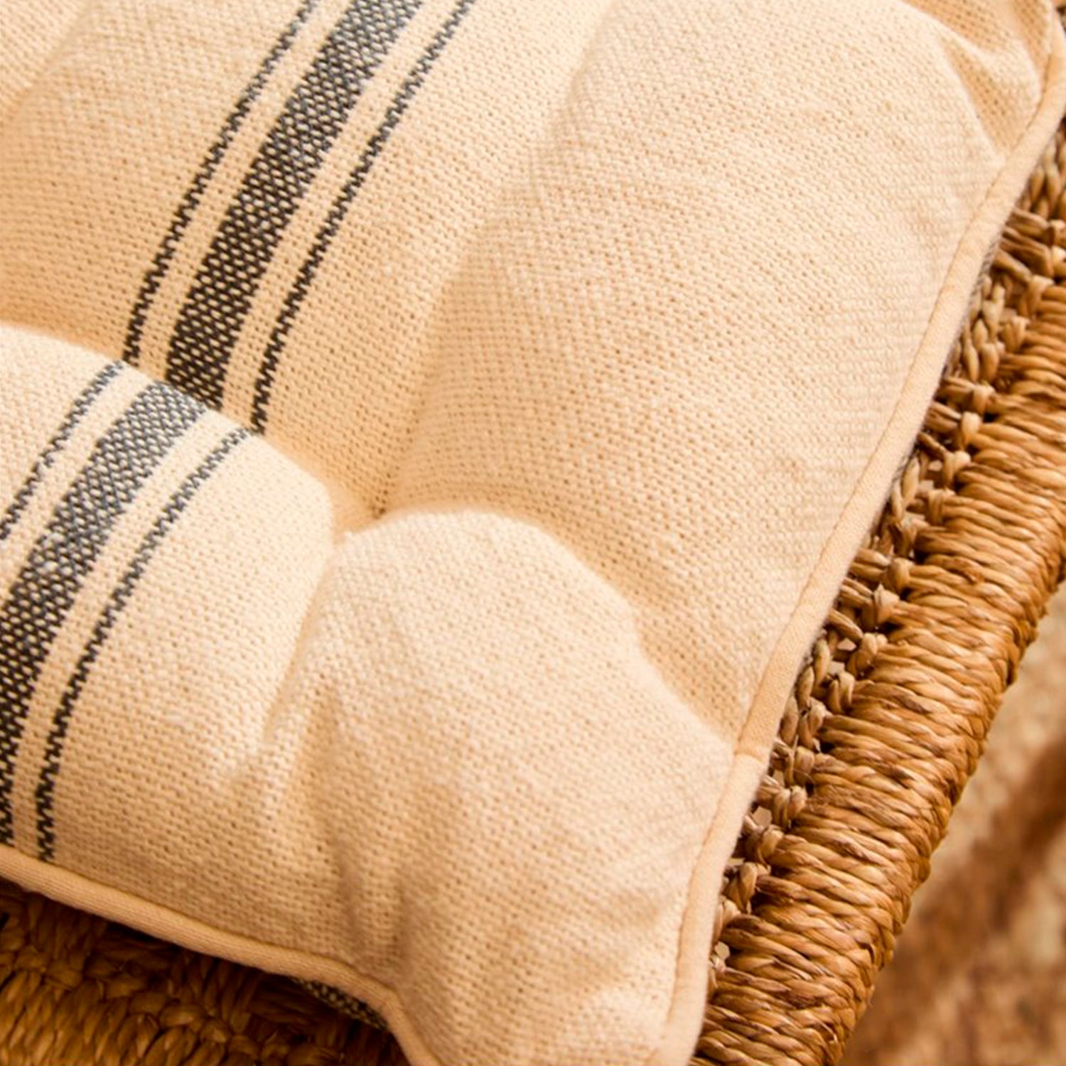 Cojín de Banqueta Bari Gris Oscuro 120x40x4