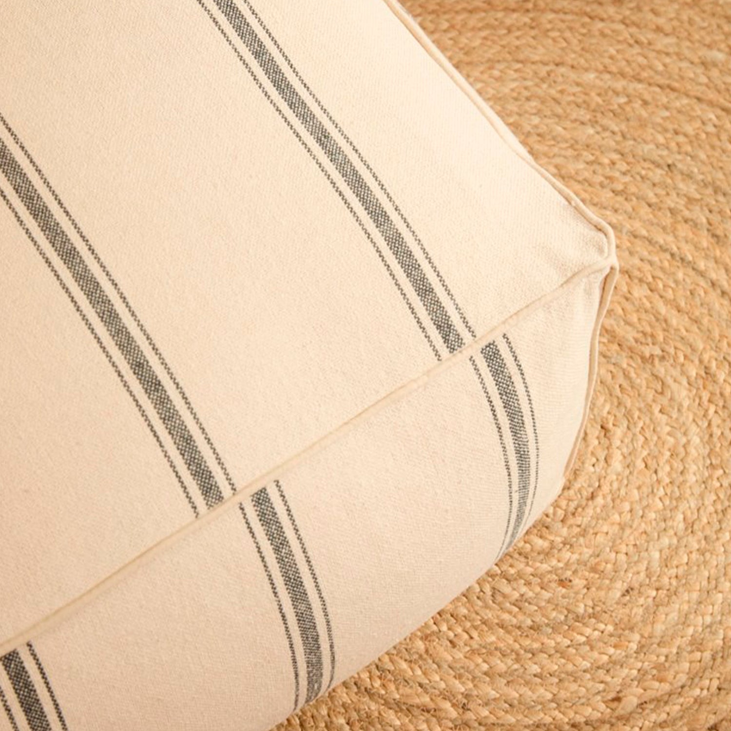 Cojín de Suelo Bari Gris Oscuro 60x60x30