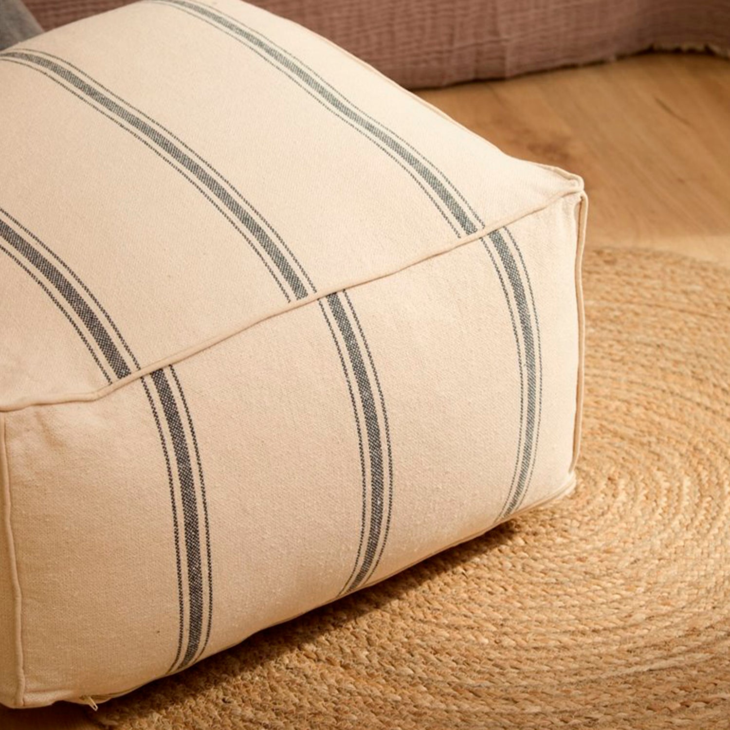 Cojín de Suelo Bari Gris Oscuro 60x60x30