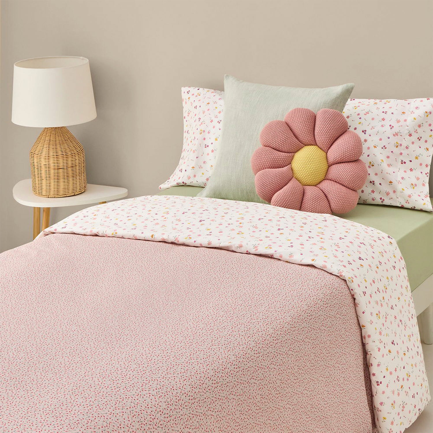 Cojín Lolita 38x38 Rosado