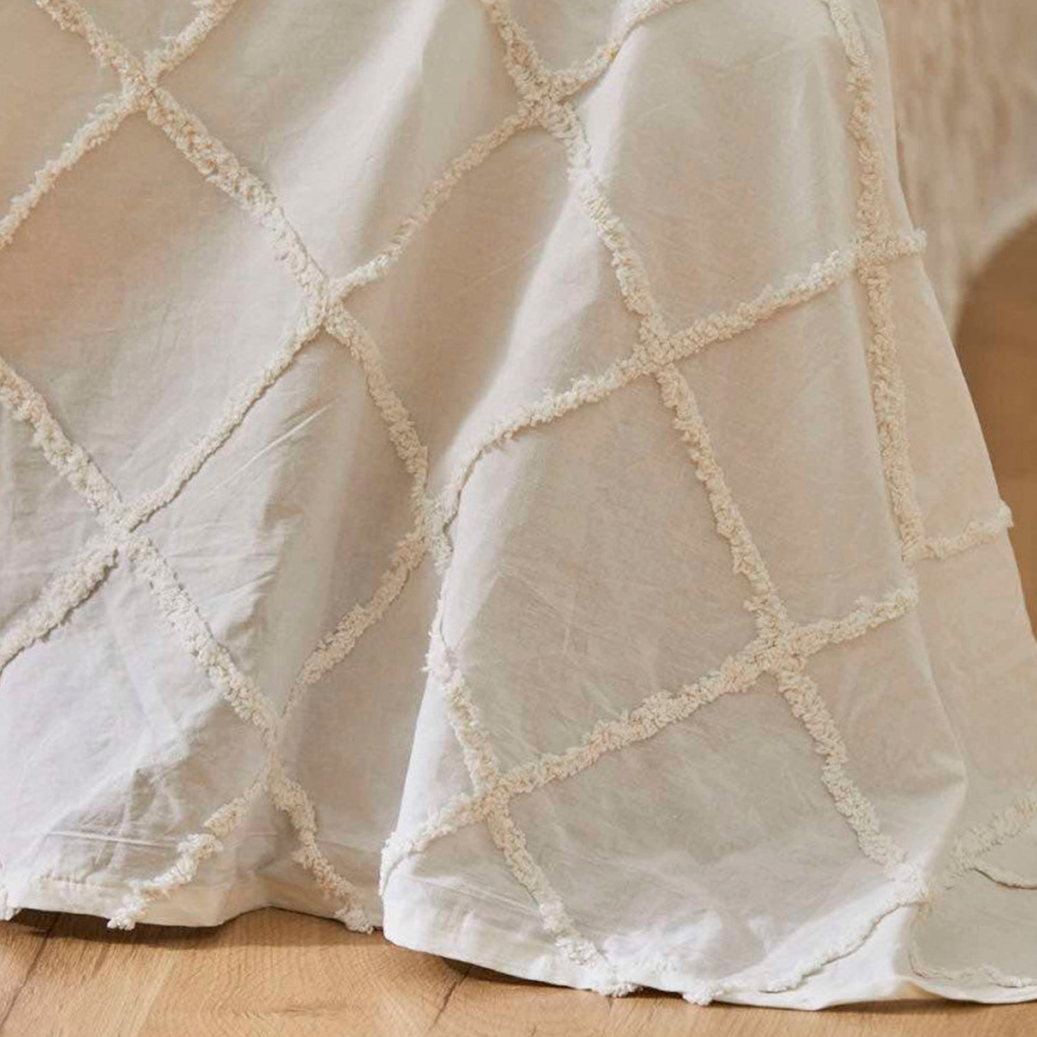 Colcha Royal2 Blanco 240x260 (cama 2 plazas o Queen)