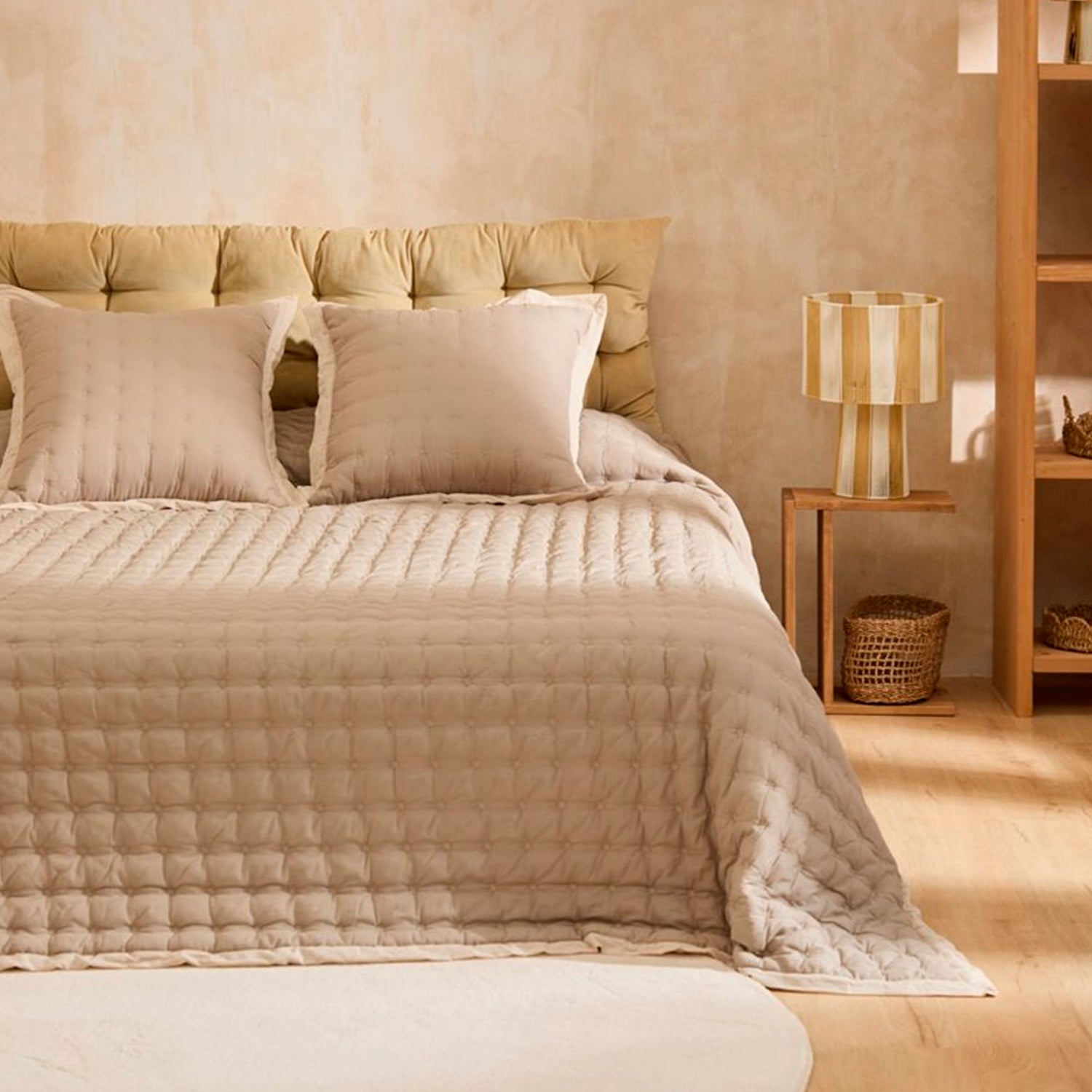 Colcha Nimes 270x280 Beige (Cama King o Superking)