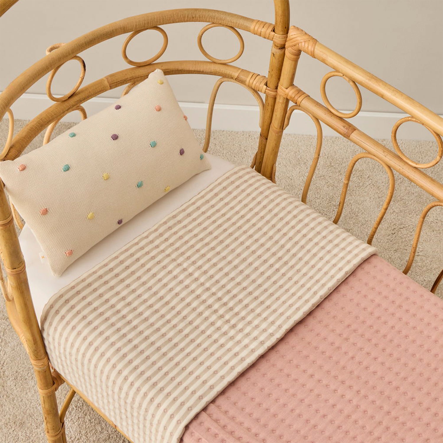 Colcha Lilut 100x120 Rosado (Cuna)