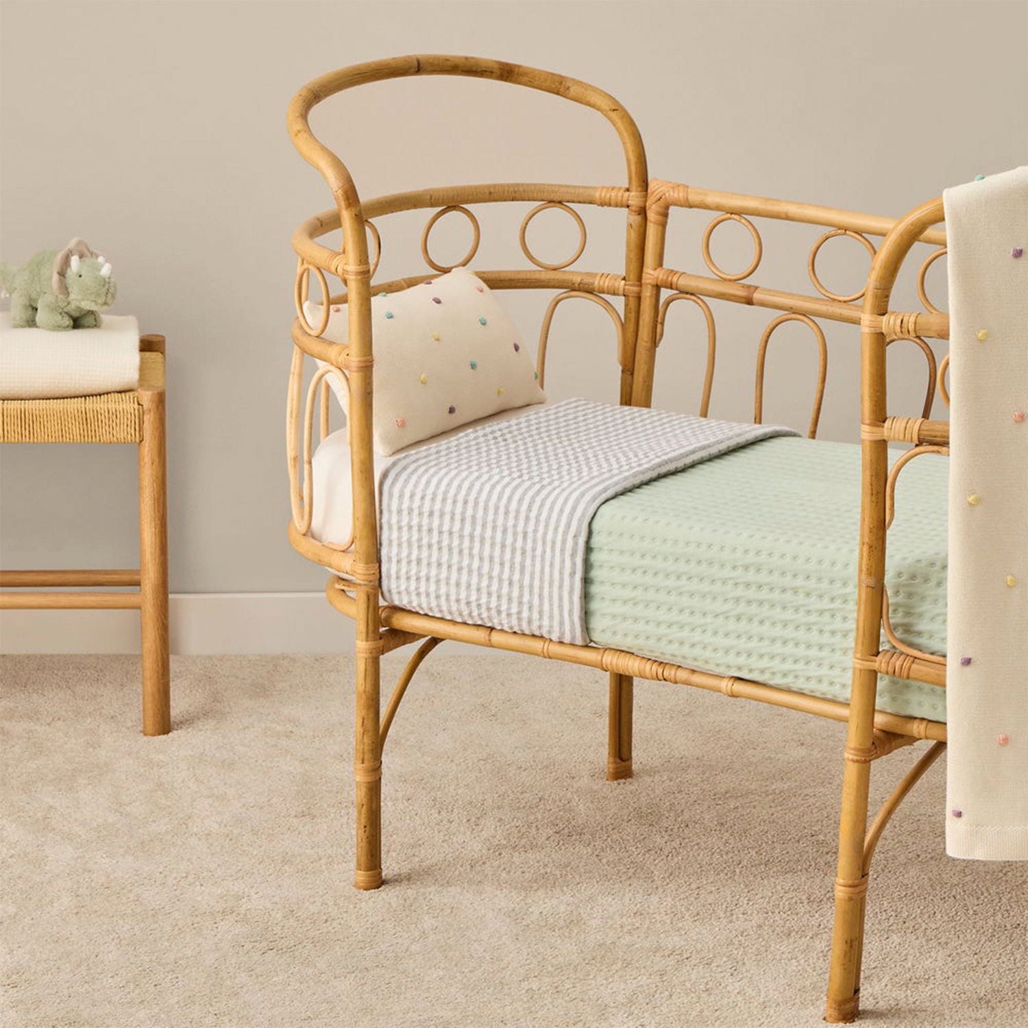 Colcha Lilut 100x120 Verde Claro (Cuna)