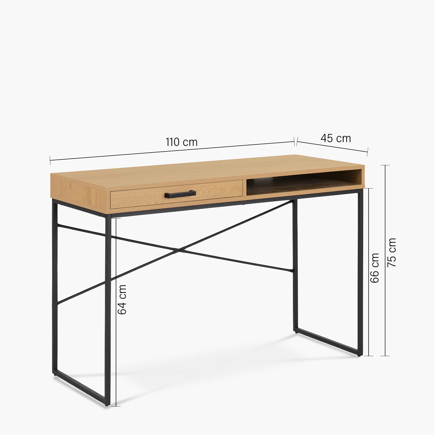 Escritorio Home Office Seaford 110x45
