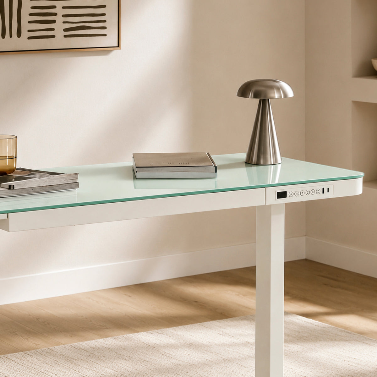Escritorio Home Office Cosmo Eléctrico Blanco