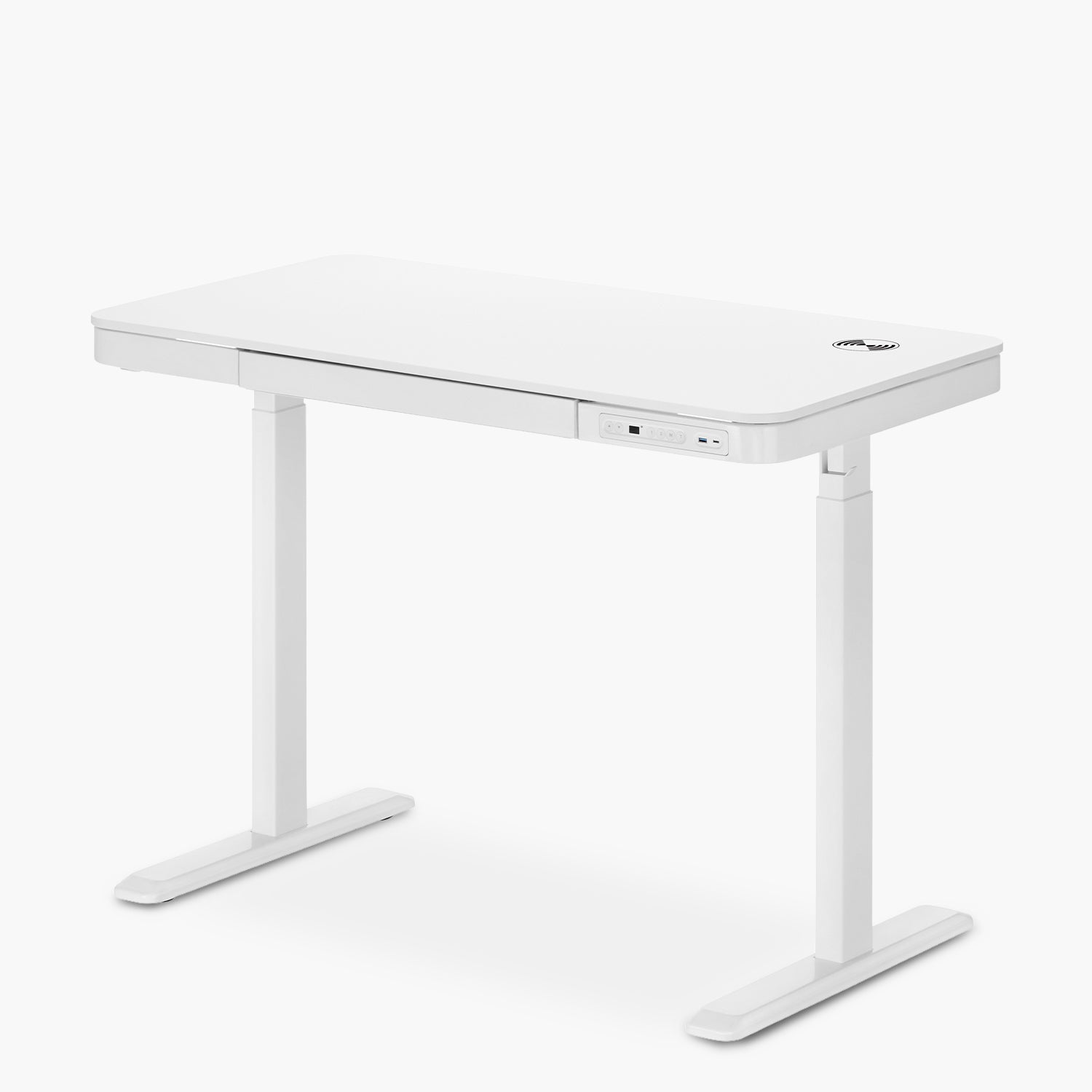 Escritorio Home Office Cosmo Eléctrico Pro Blanco 118x60