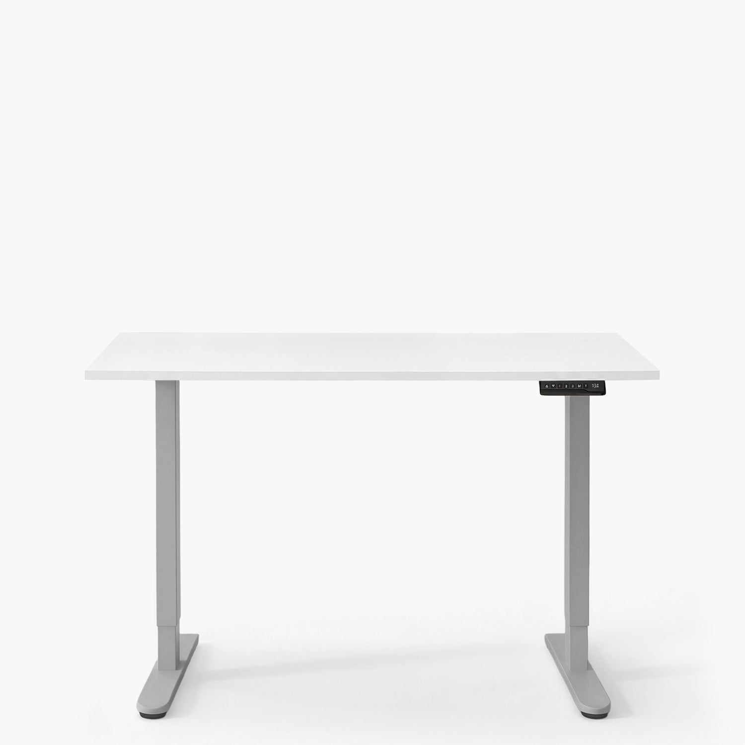 Escritorio Cosmo 140x60 Eléctrico Dual Lite Blanco/Gris