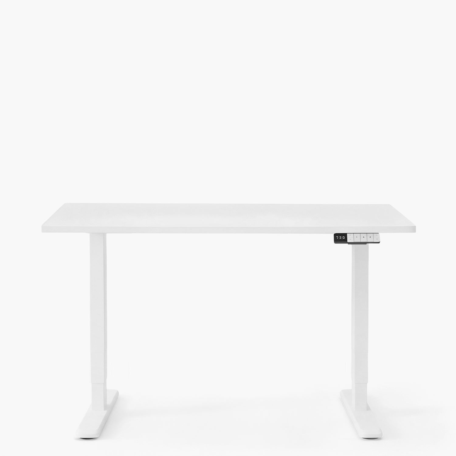 Escritorio Cosmo 160x70 Eléctrico Dual Pro Blanco/Blanco