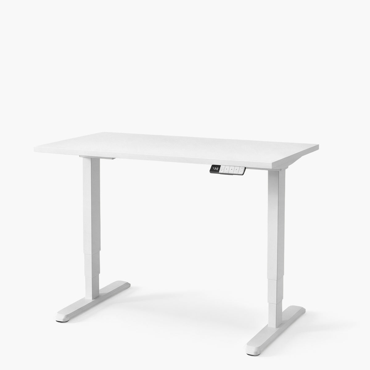 Escritorio Cosmo 160x70 Eléctrico Dual Pro Blanco/Blanco
