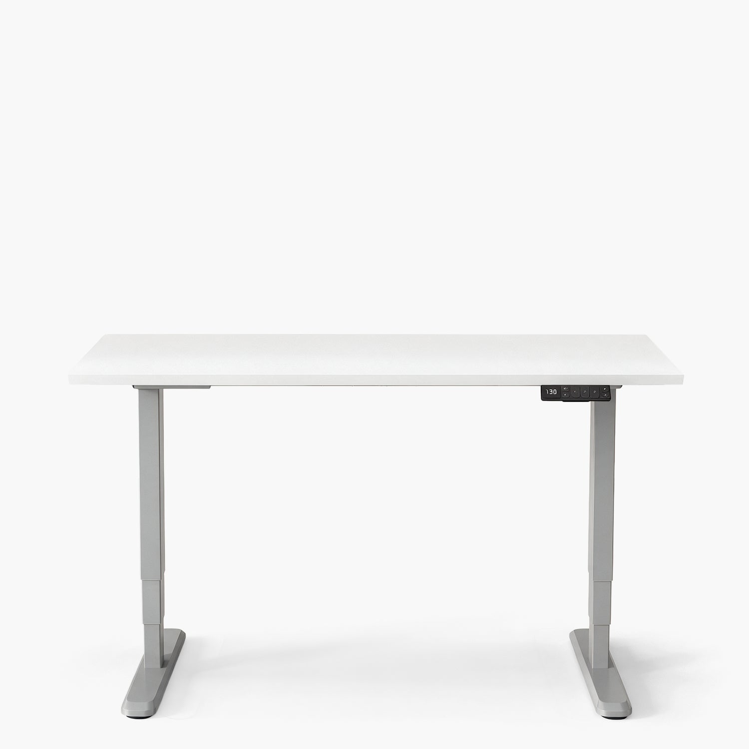 Escritorio Cosmo 160x70 Eléctrico Dual Pro Blanco/Gris