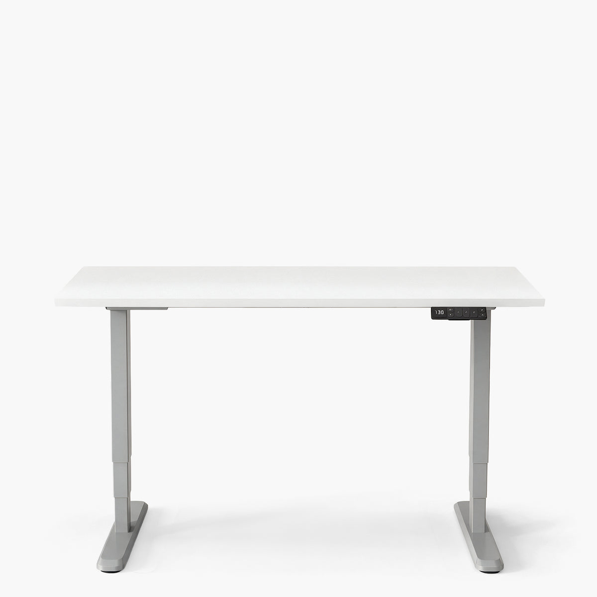 Escritorio Cosmo 160x70 Eléctrico Dual Pro Blanco/Gris