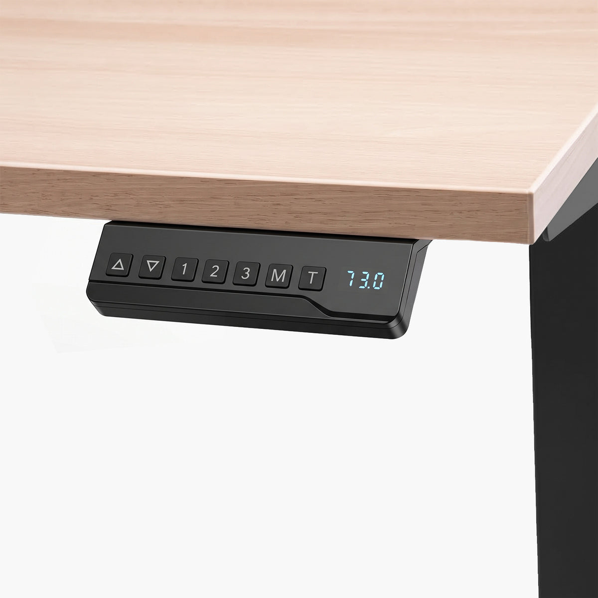 Escritorio Cosmo 180x70 Eléctrico Dual Lite Natura/Negro