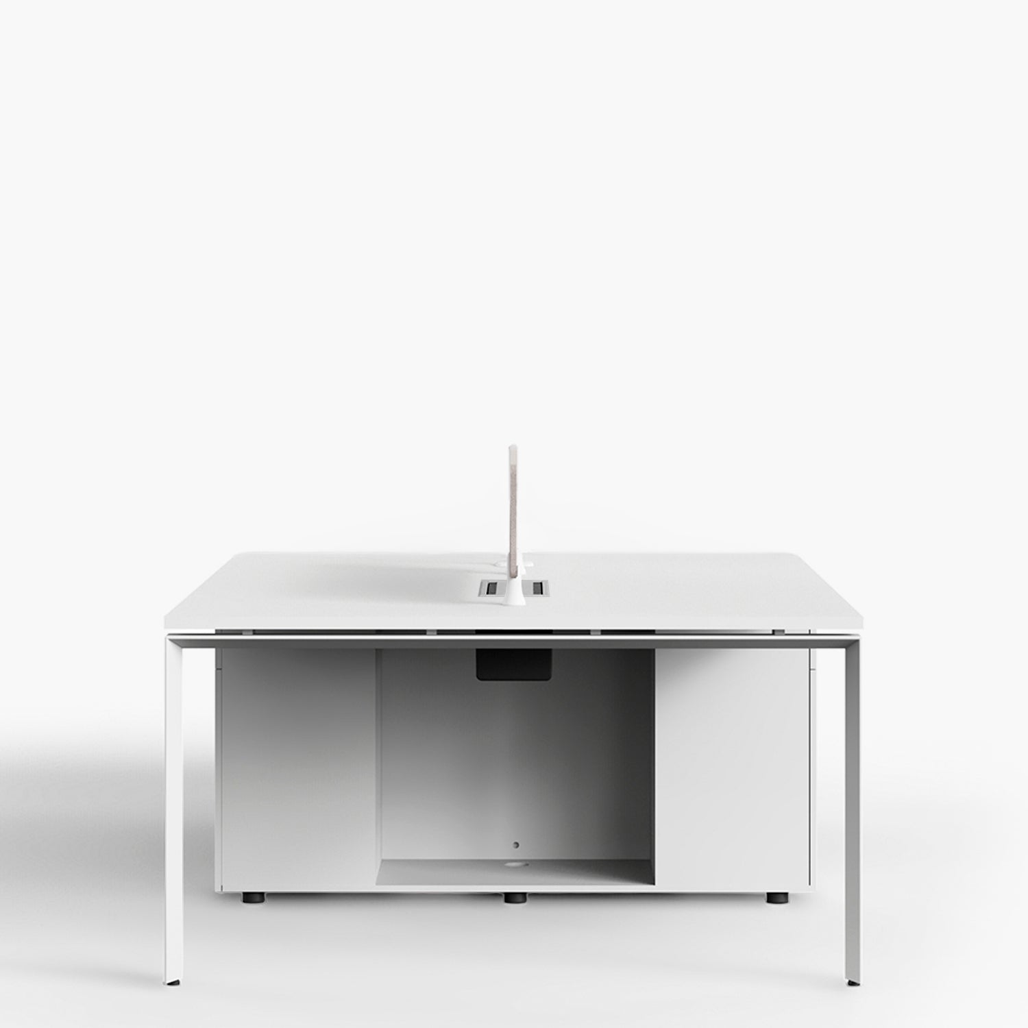 Escritorio Nova 120 Bench 2 pers Blanco/Blanco