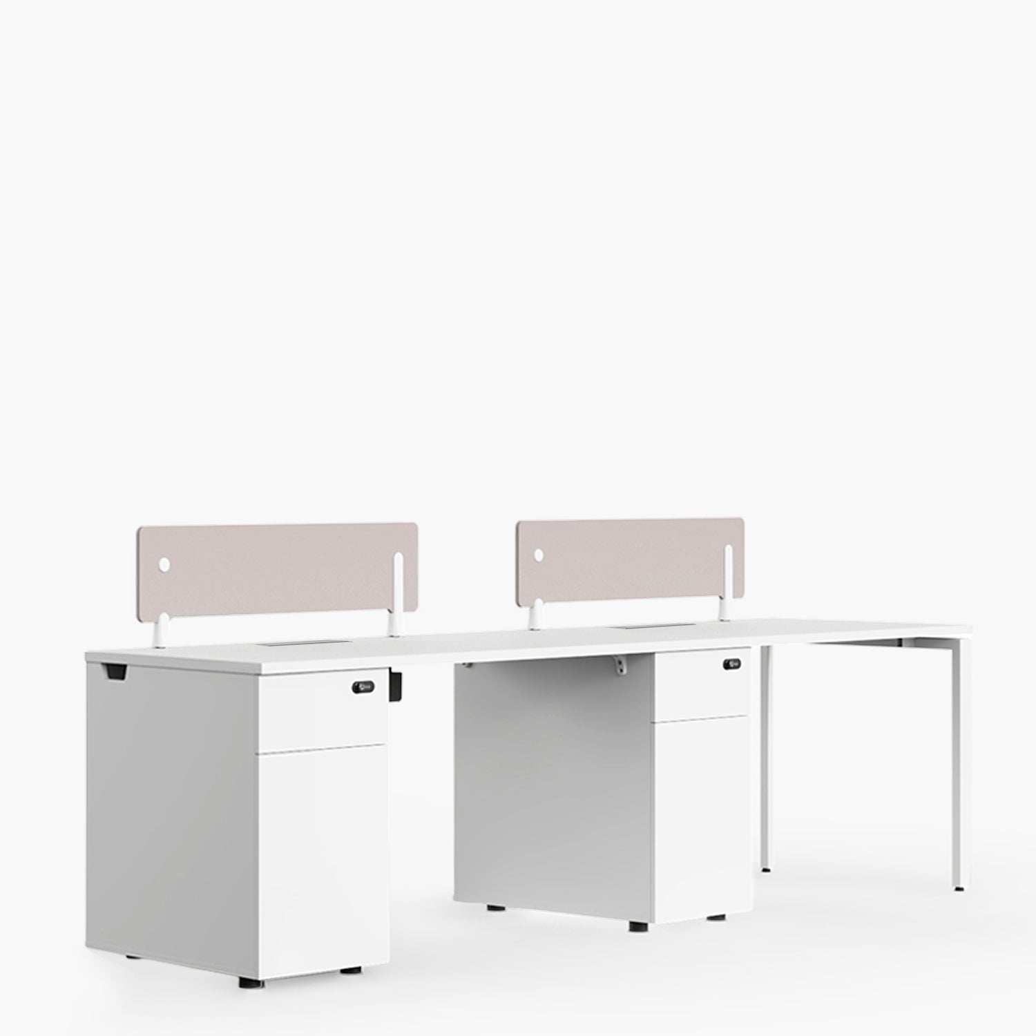 Escritorio Nova 120 Bench Lineal Blanco/Blanco