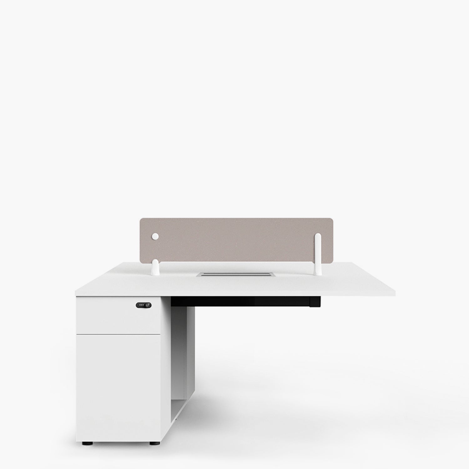 Escritorio Nova Extensión 120 Bench 2 pers Blanco/Blanco