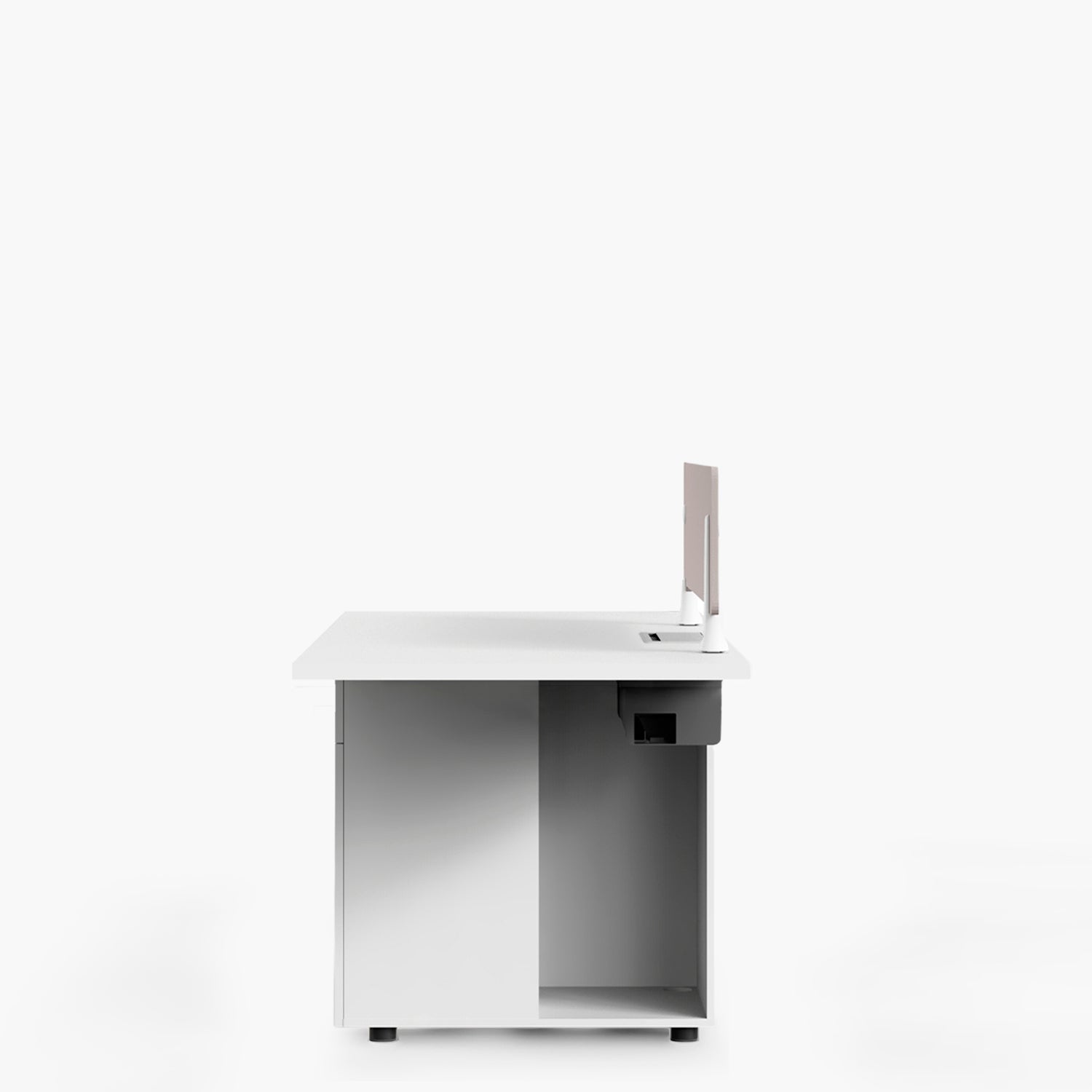Escritorio Nova Extensión 120 Bench Lineal 1 pers Blanco/Blanco