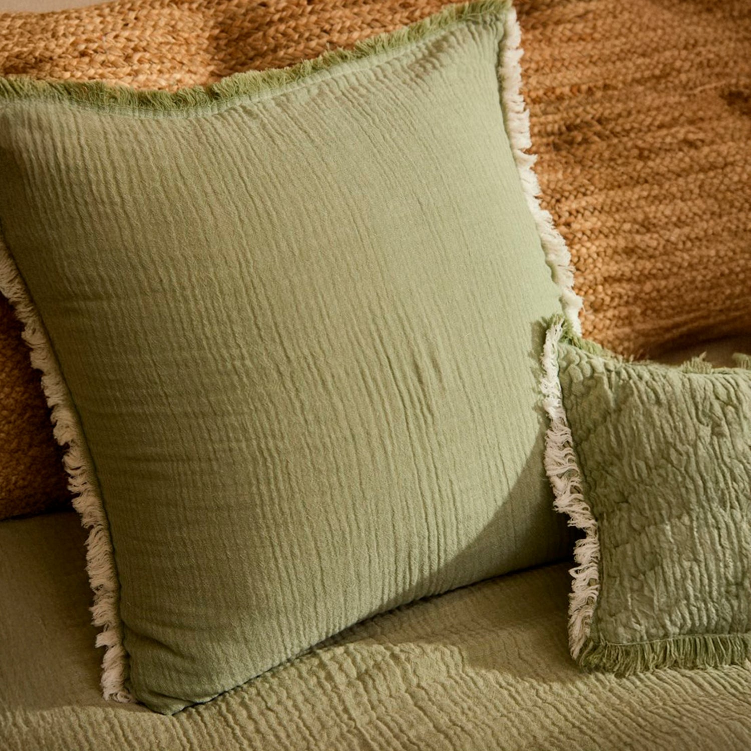 Funda Cojín Layer2 Verde 60x60