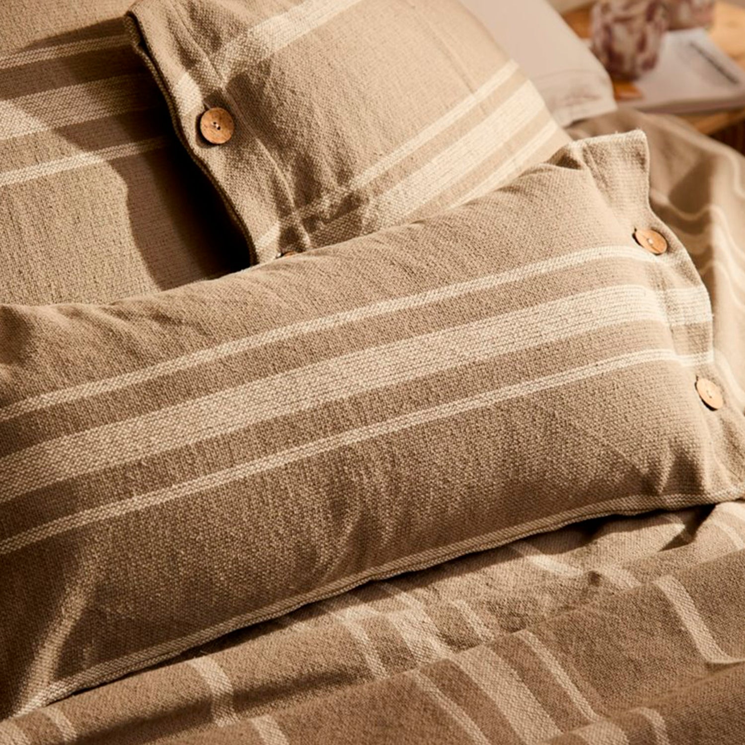 Funda Cojín Sorento 30x60 Piedra