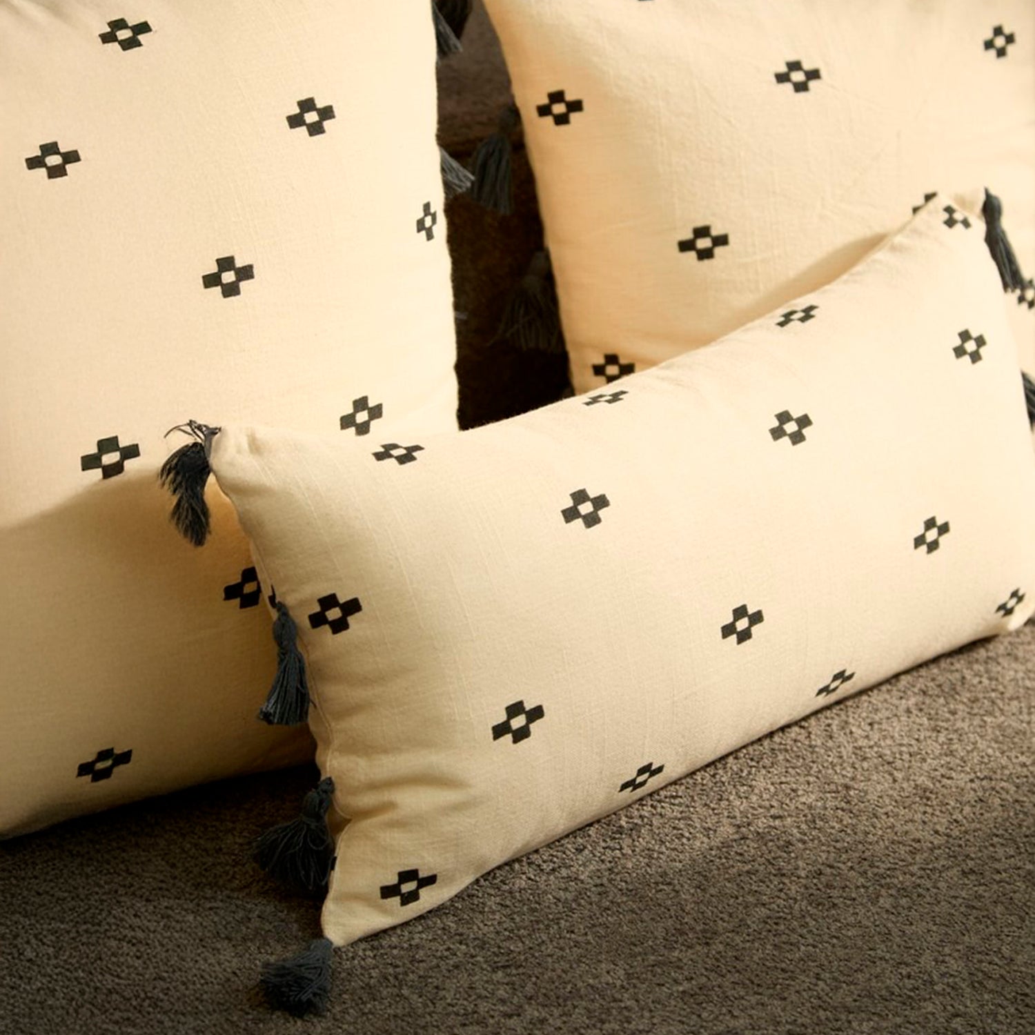 Funda Cojín Kobe 30x60 Crudo