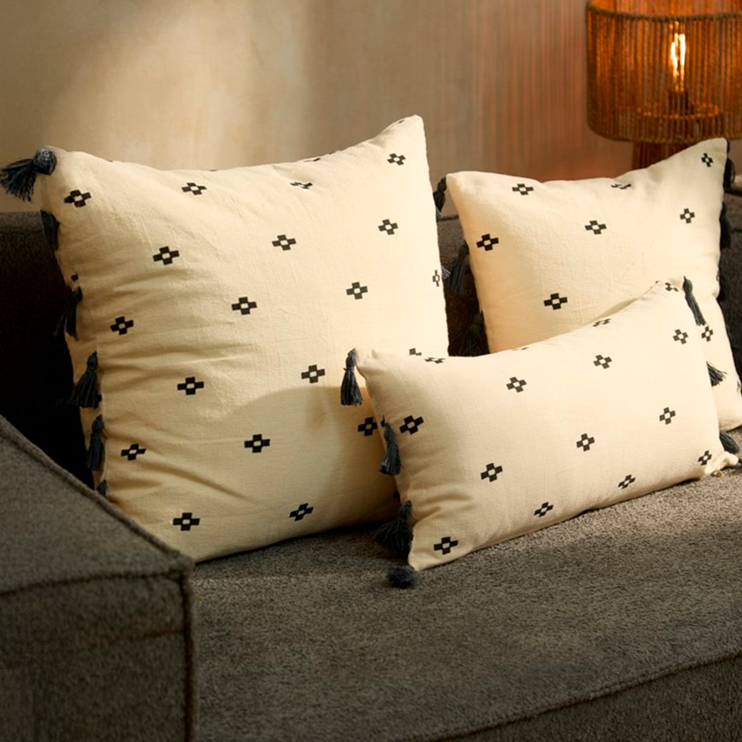 Funda Cojín Kobe 45x45 Crudo