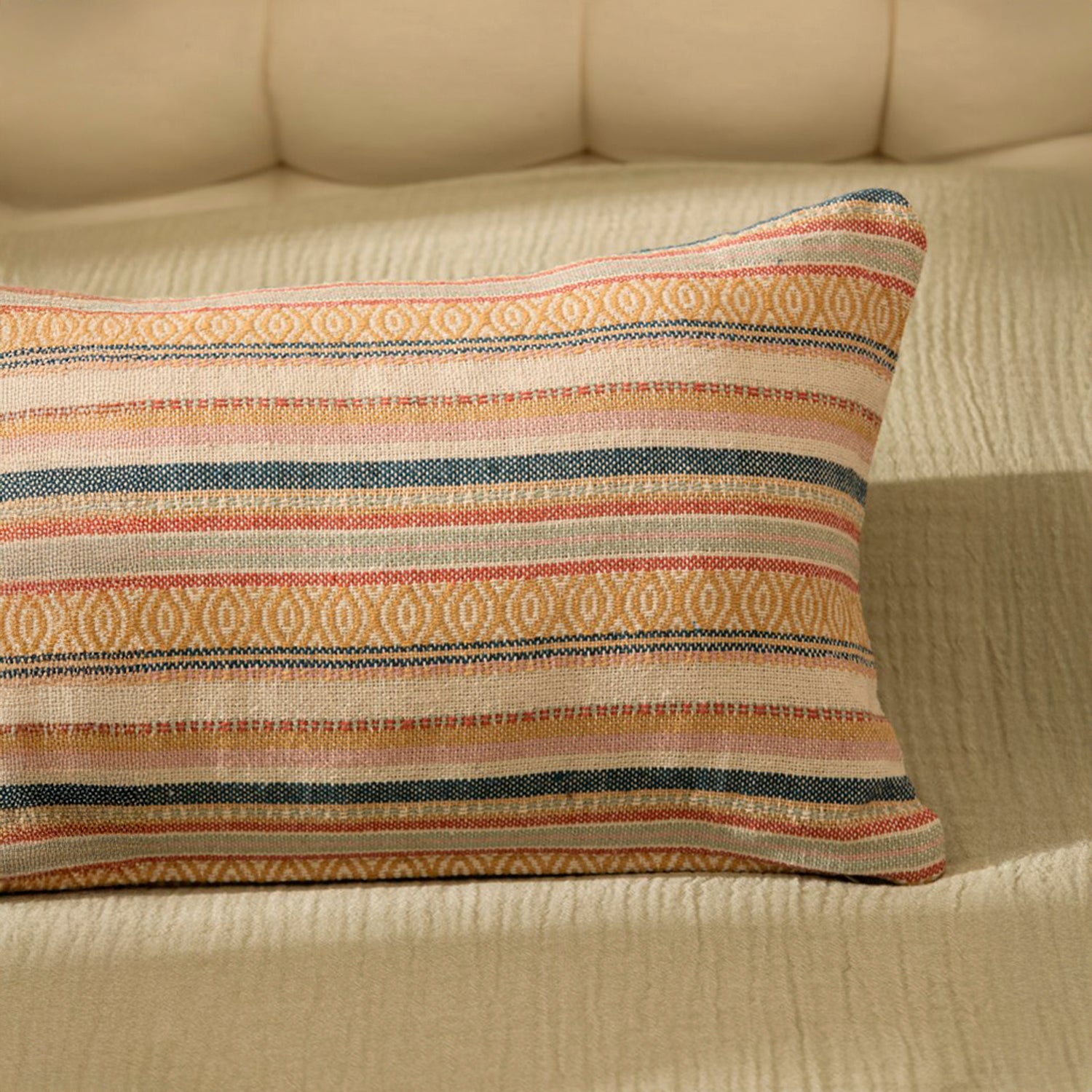 Funda Cojín Vedra 35x110 Mostaza