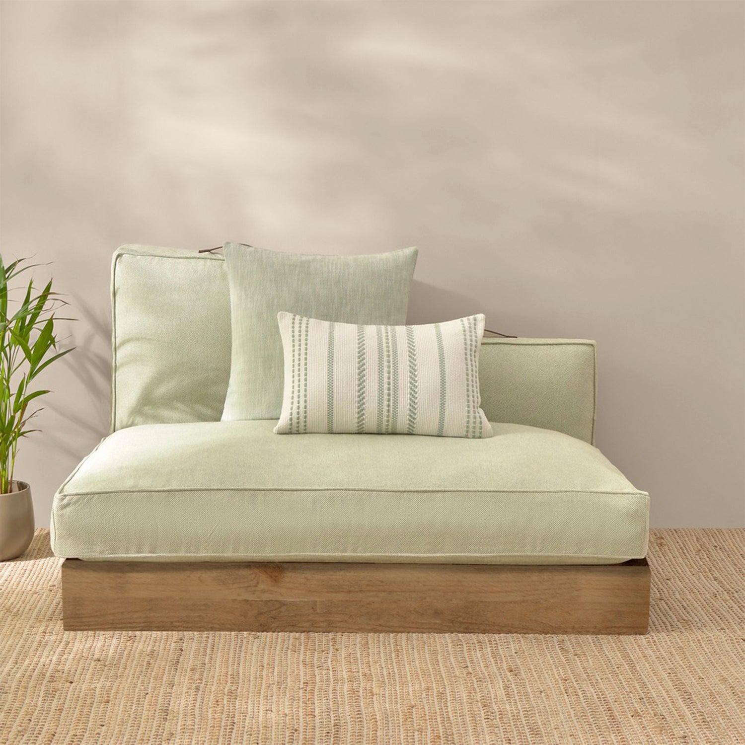 Funda Cojín Trichi 60x60 Verde