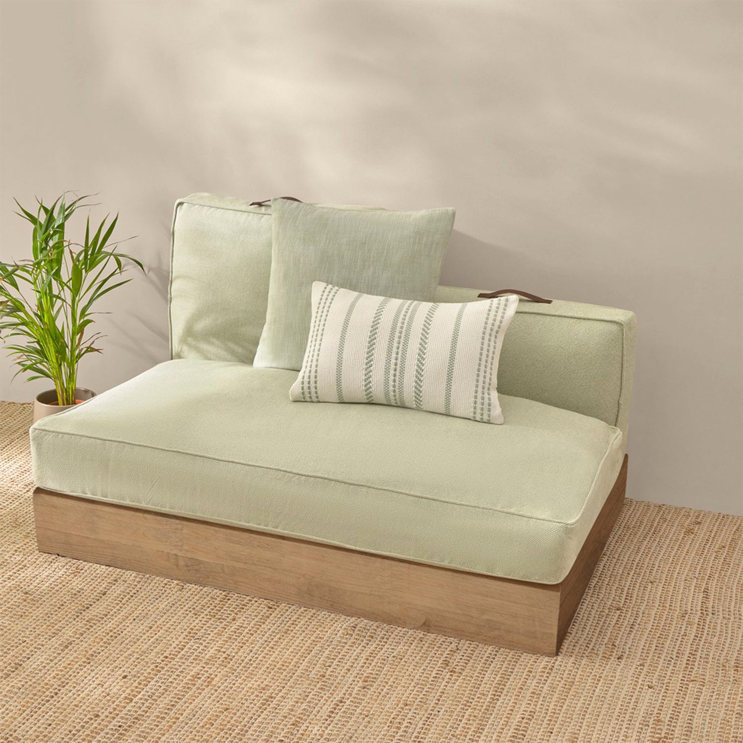 Funda Cojín Trichi 60x40 Verde