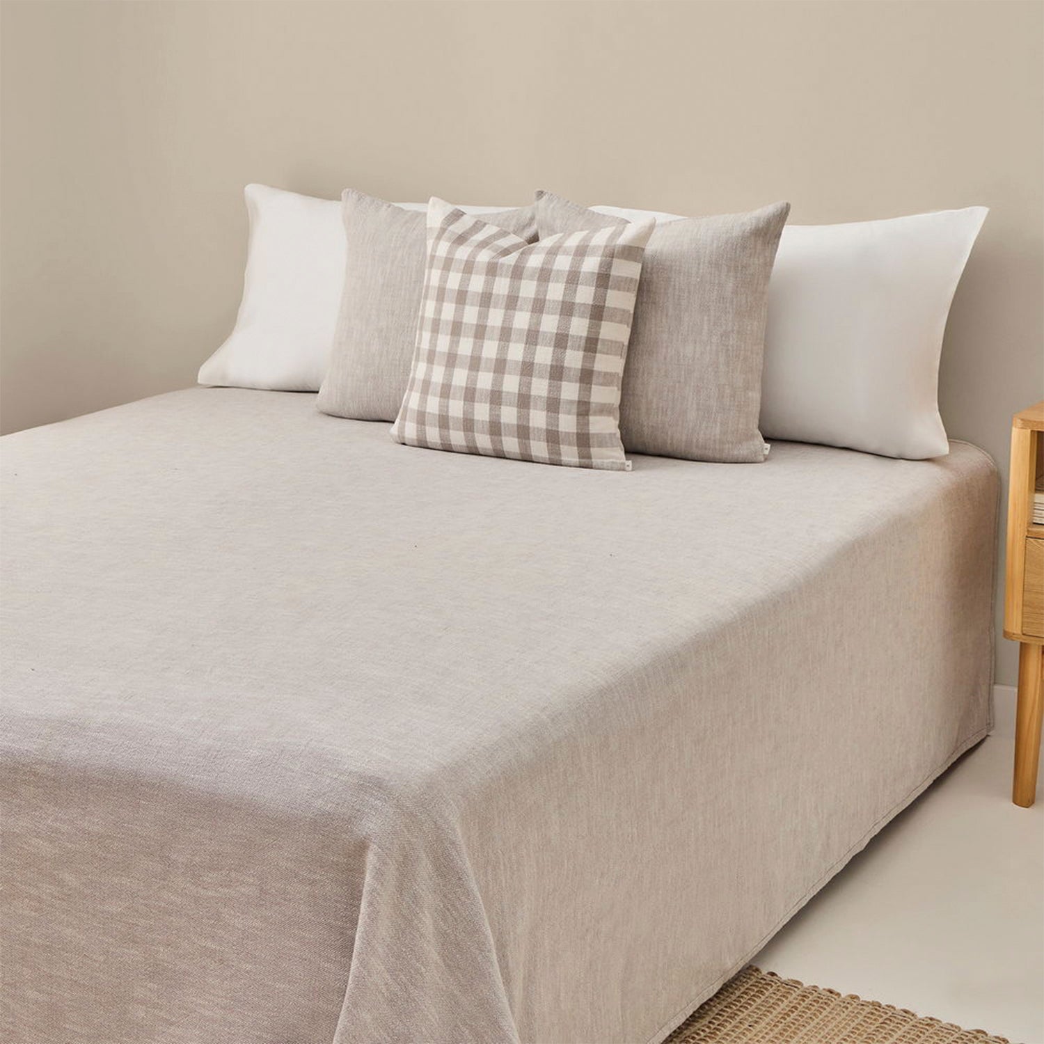 Colcha Soliso 180x280 Gris (Cama 1,5 Plazas)