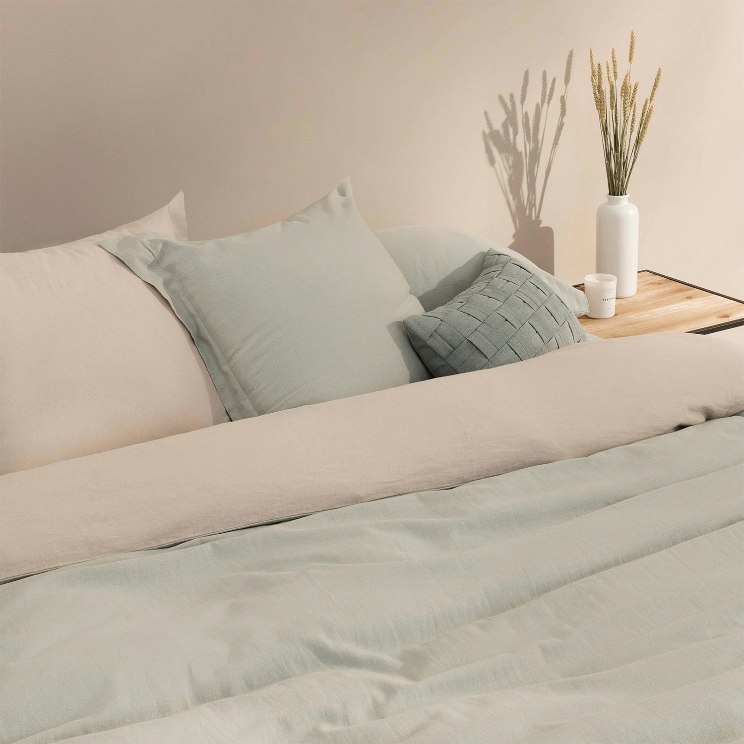 Funda Plumón Linlov 220x240 Menta (Cama 2 Plazas o Queen)