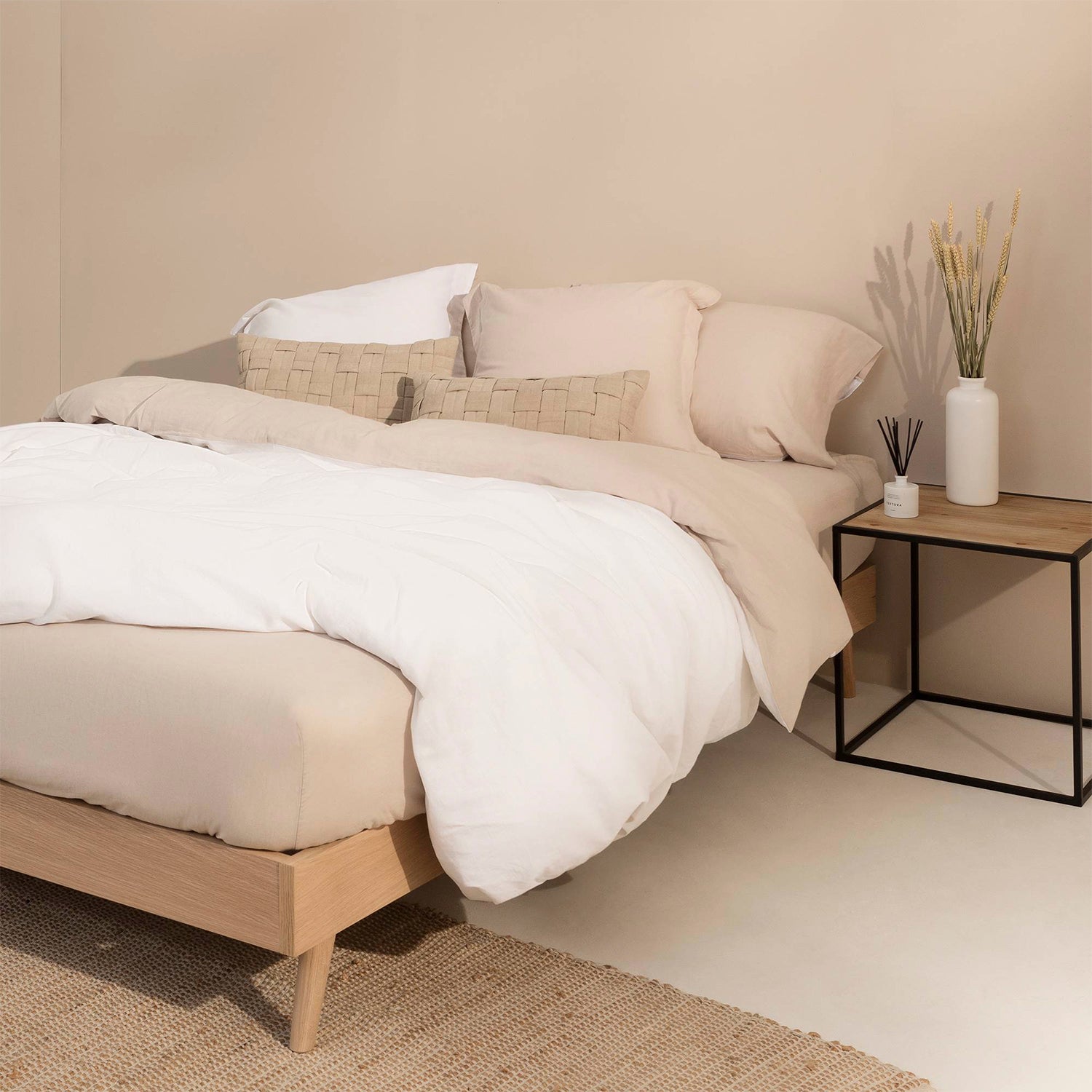 Funda Plumón Linlov 220x220 Beige (Cama 1,5 Plazas)