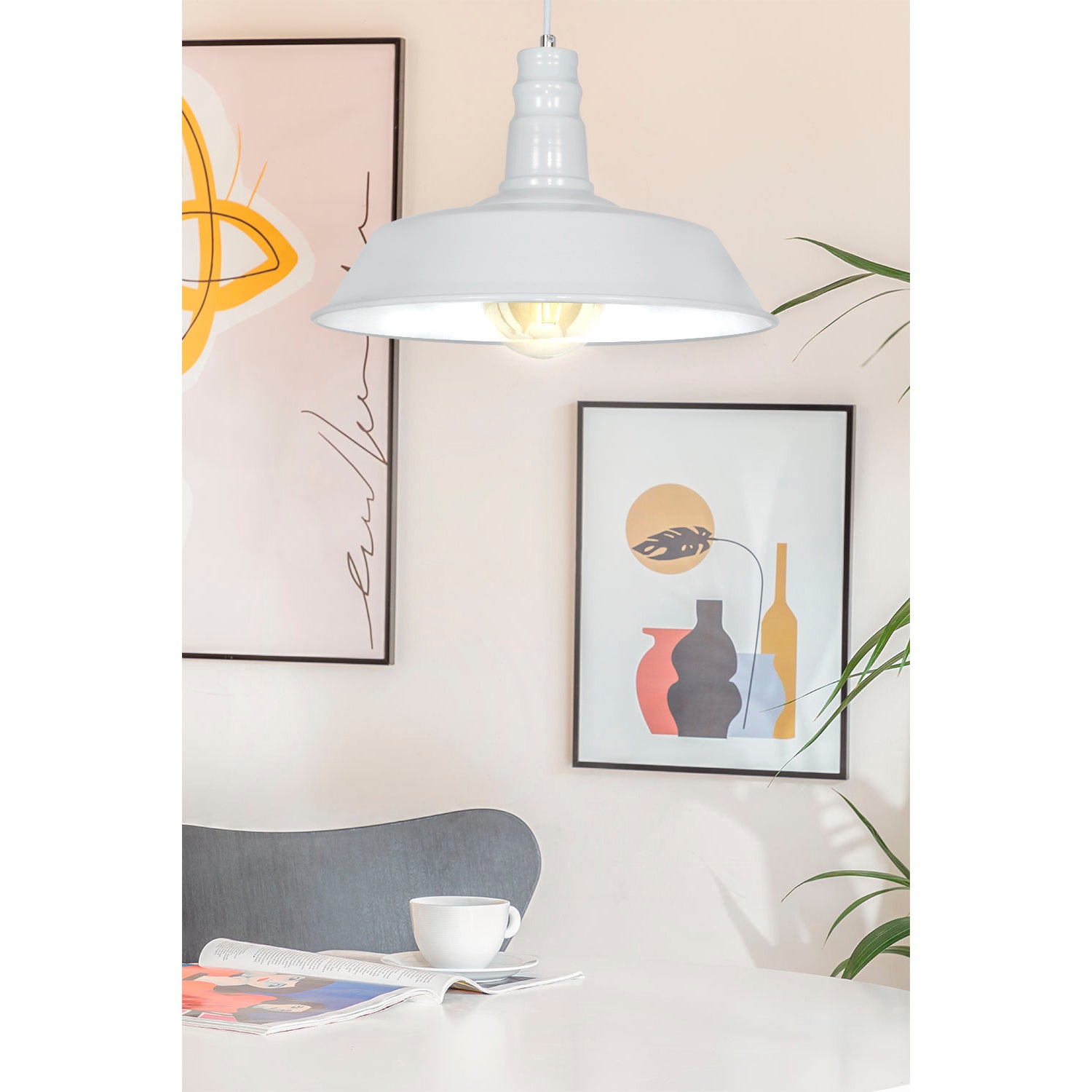 Lámpara de Colgar ISI Blanco