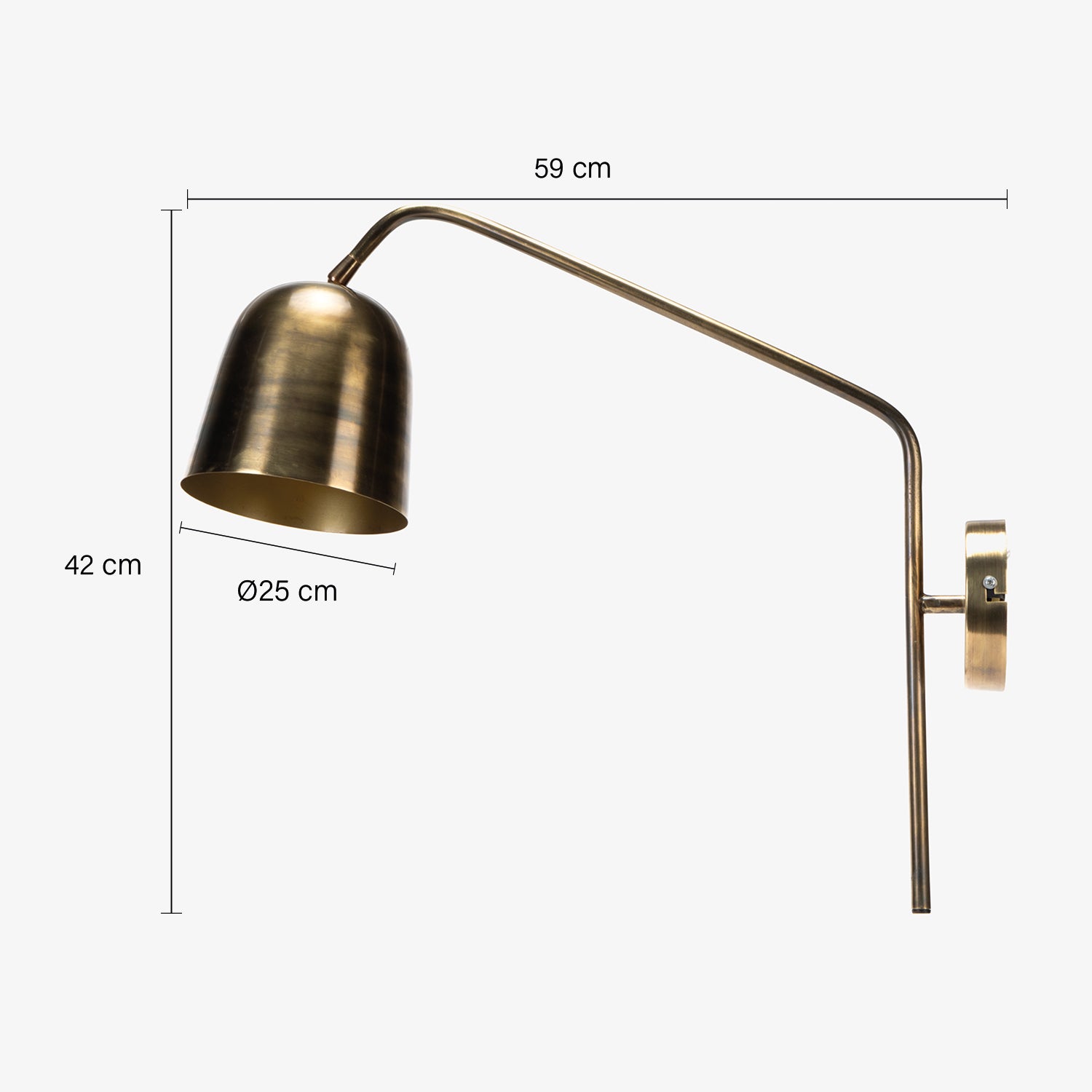 Lámpara de Pared Kenzo Bronce - Form Design