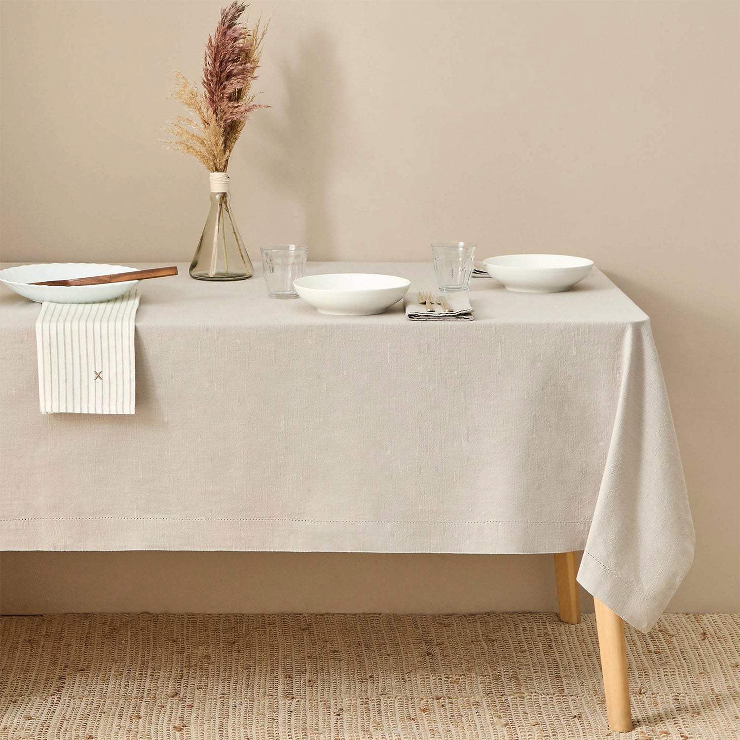 Mantel Claru 150x150 Gris