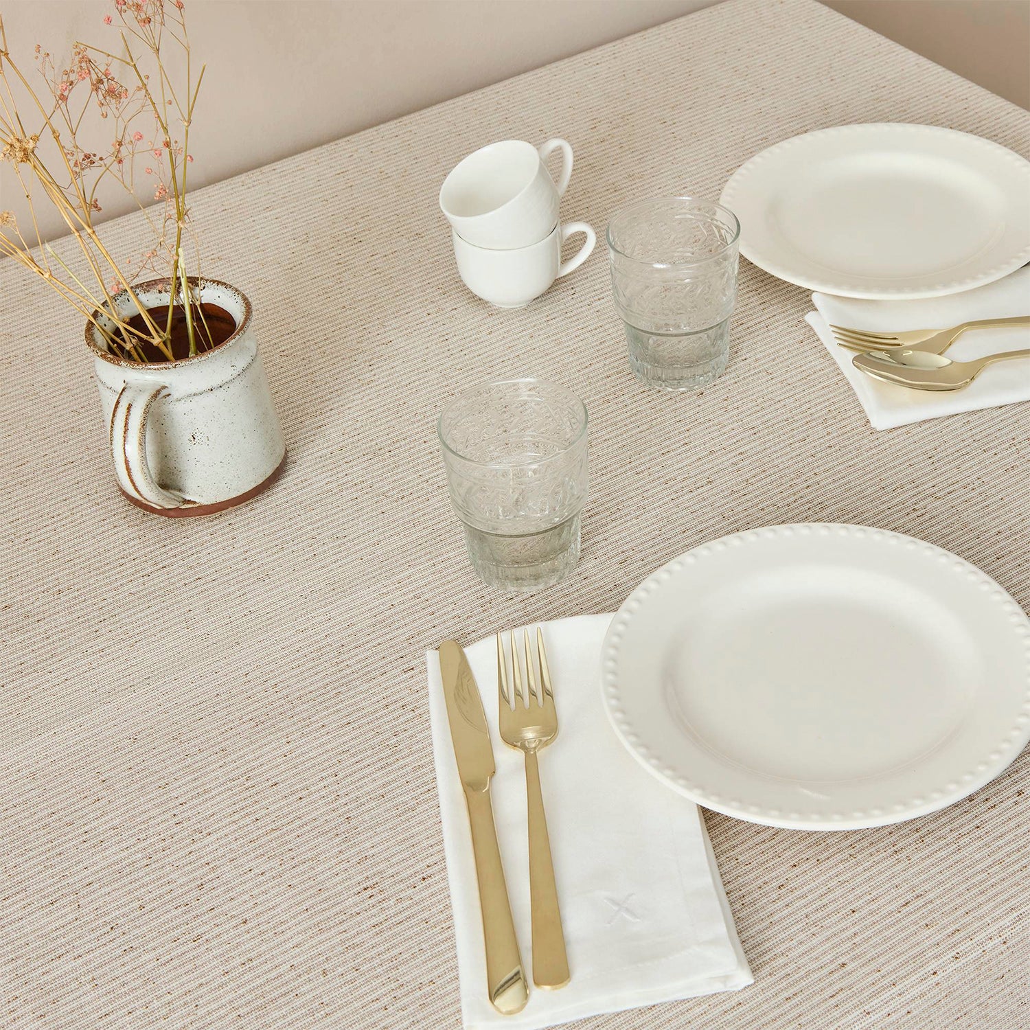 Mantel Savil 140x160 Piedra