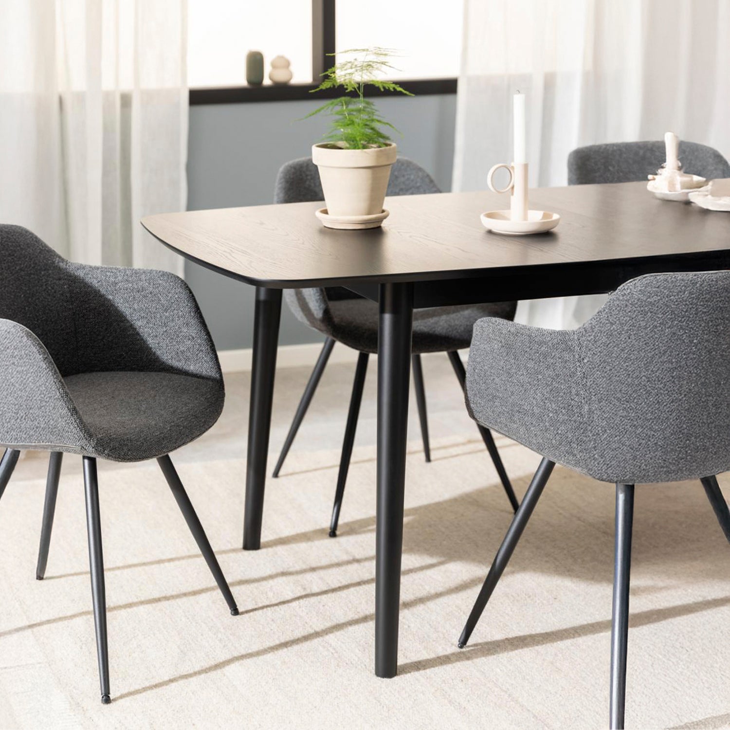 Mesa Comedor Montreux Negro