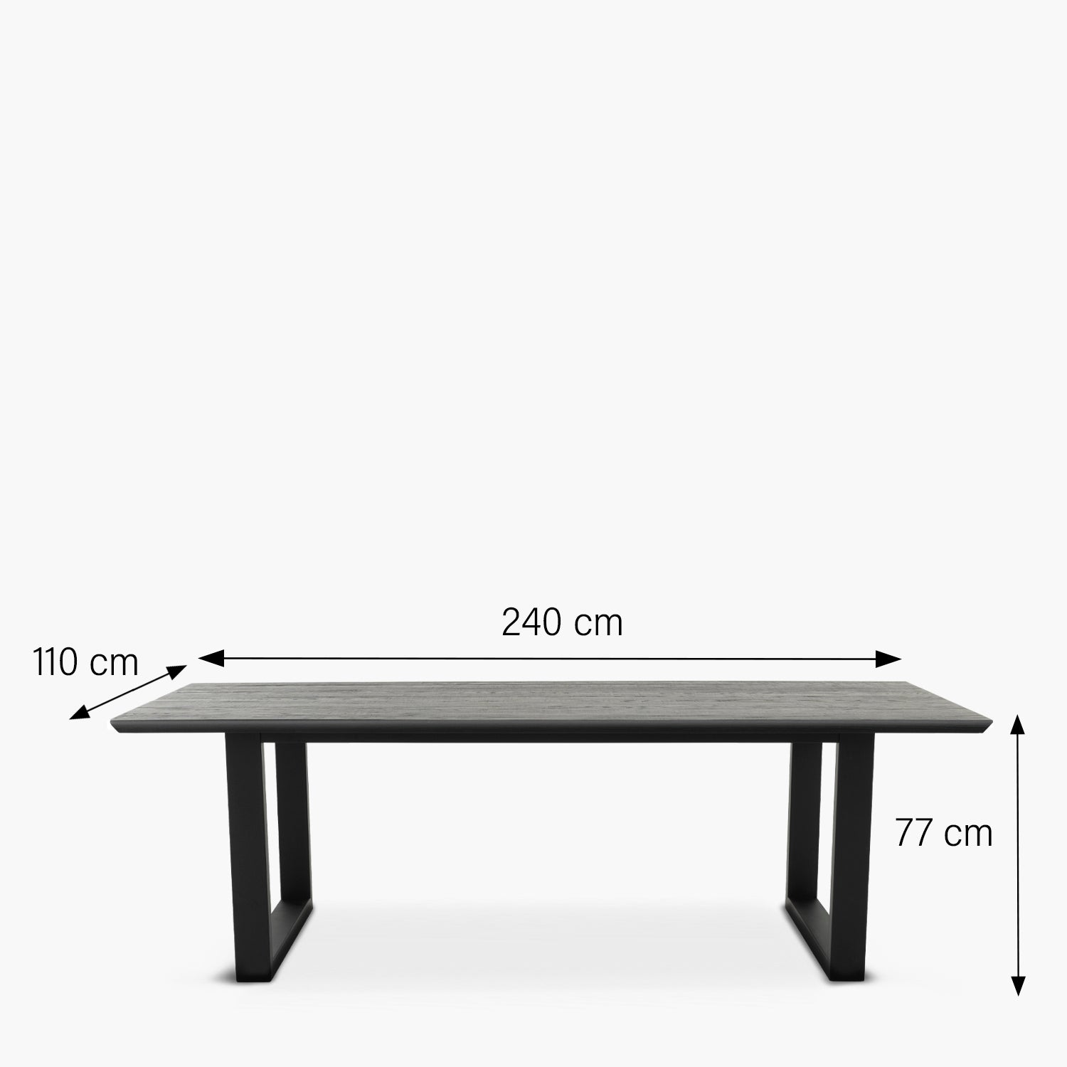 Mesa Comedor Ebro 240 Negro