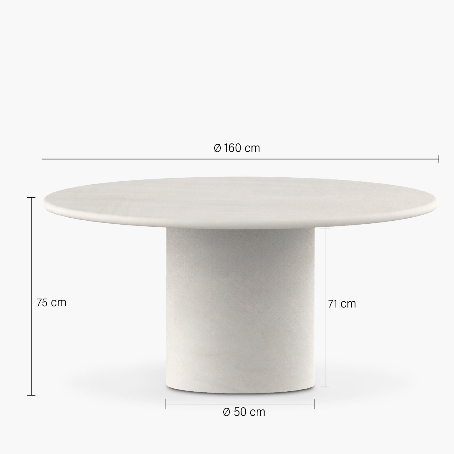 Mesa Comedor Capadocia Blanco