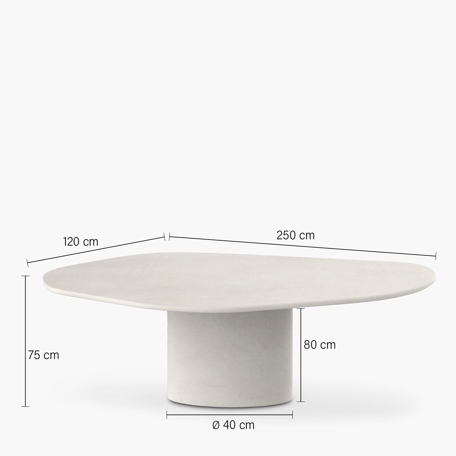 Mesa Comedor Apolo Blanco