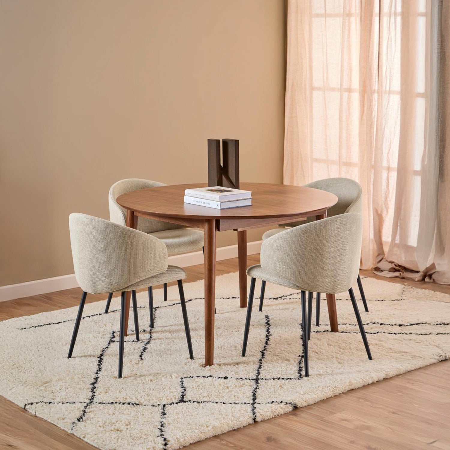 Mesa Comedor Montreux 115 Nogal