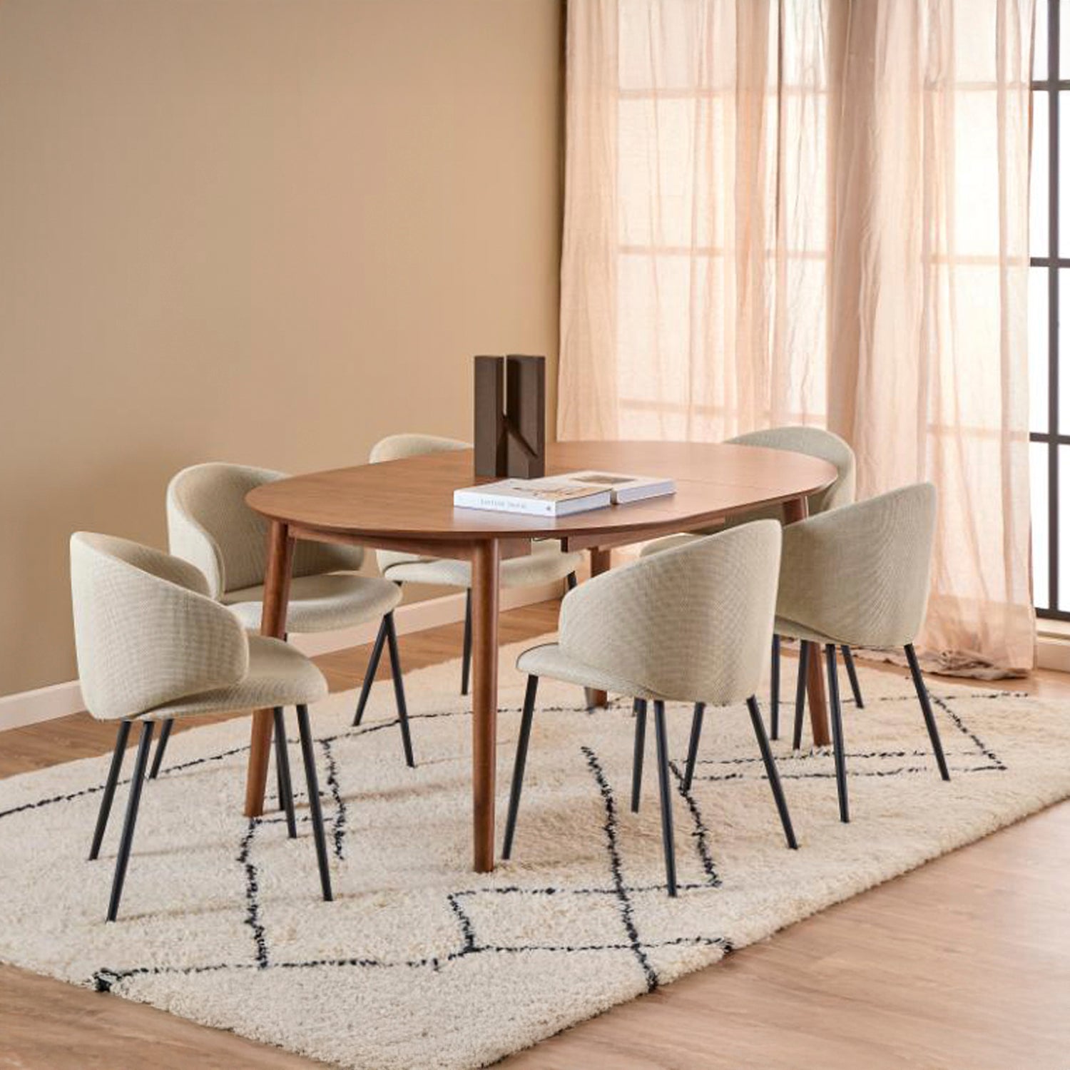 Mesa Comedor Montreux 115 Nogal