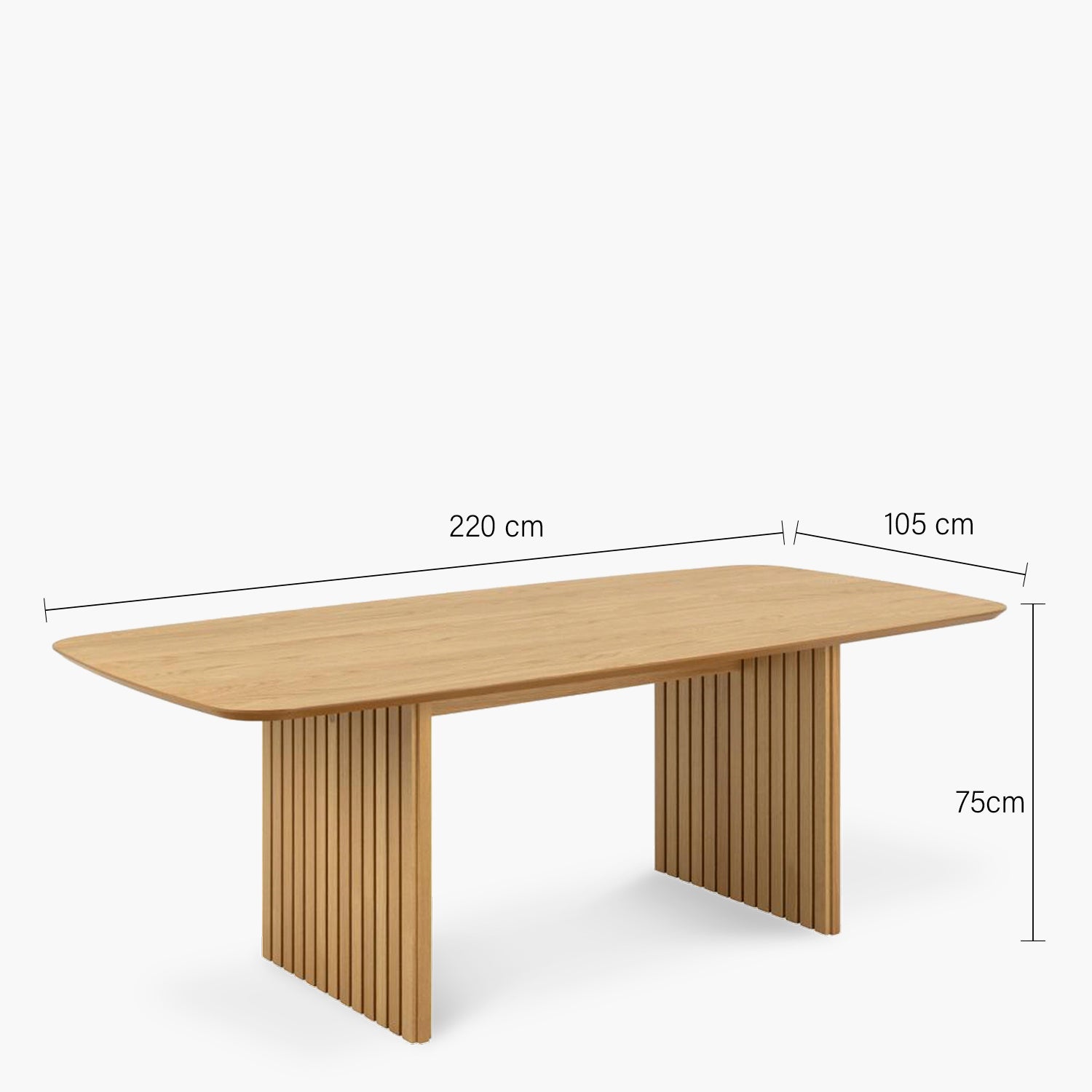 Mesa Comedor Chris Rectangular Natural