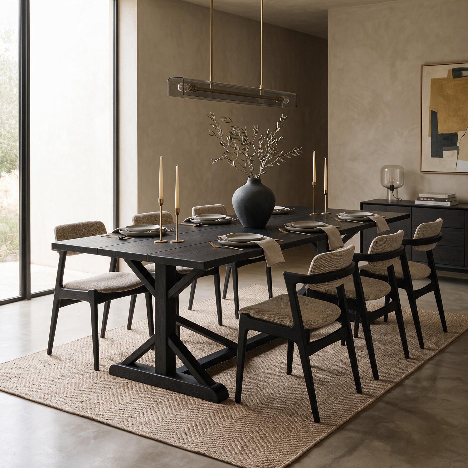 Mesa Comedor Puelo Negro
